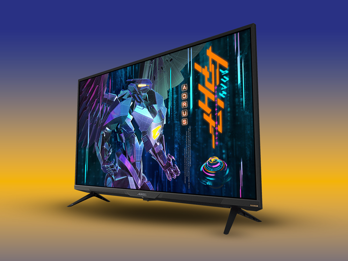 GIGABYTE AORUS FV43U 43インチ 4Kゲーミングモニター AORUS FV43U | GIGABYTE 43インチ 4K ゲーミングディスプレイ/モニター