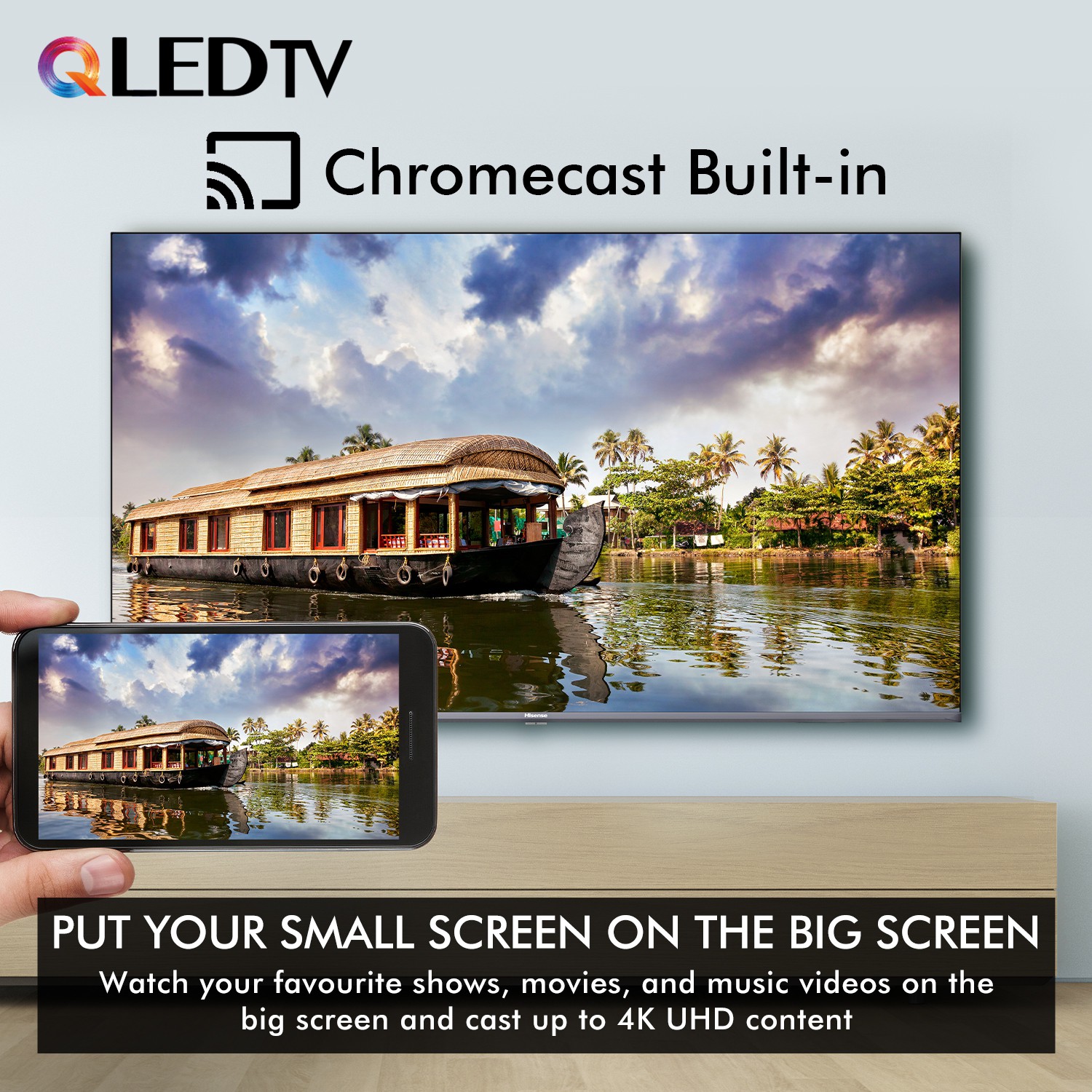 Hisense  U6G Series (65 inch) Ultra HD (4K)A+ Grade (65U6G)