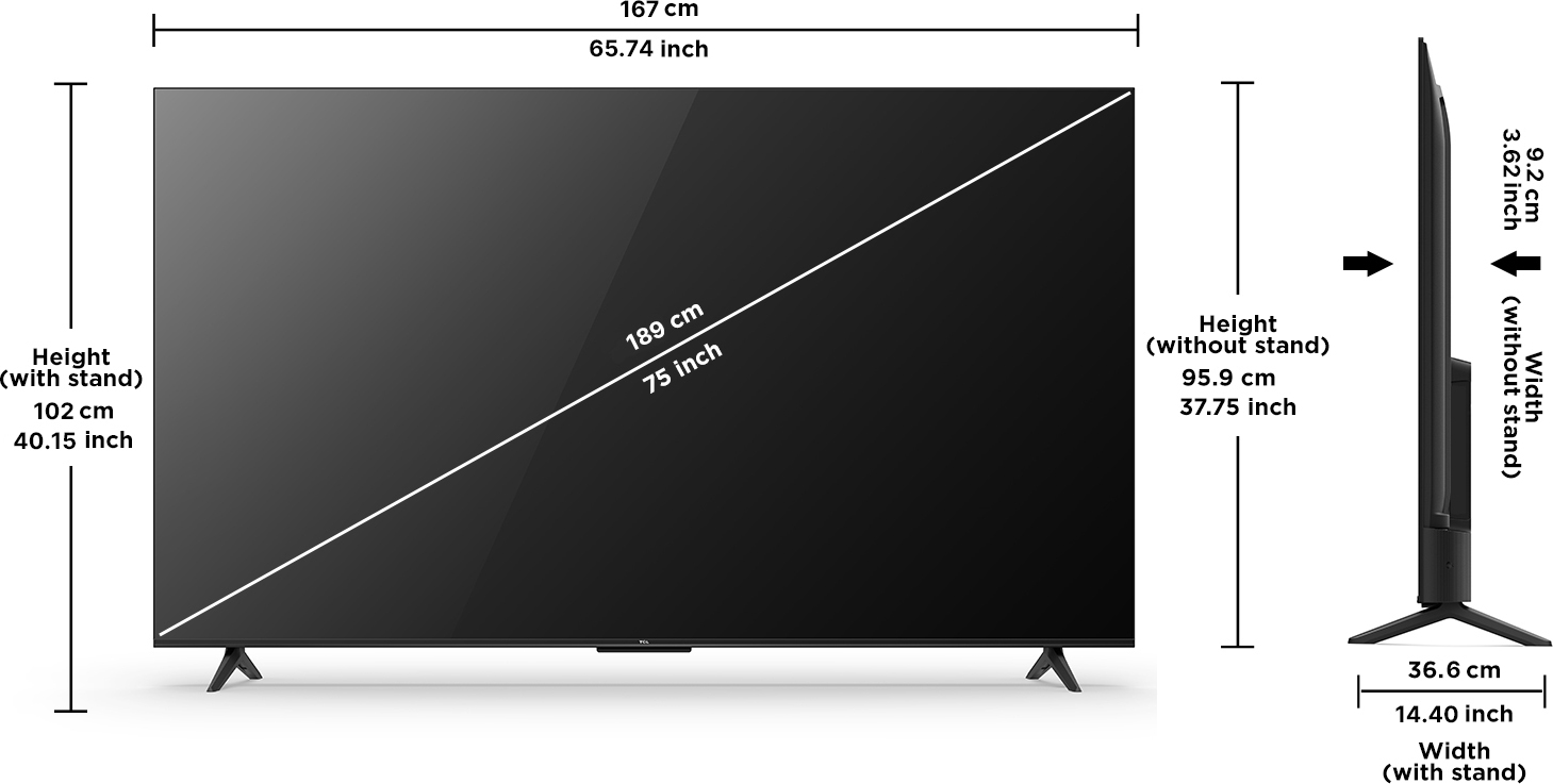 TCL (75 inch) Ultra HD (4K) (75P635) TCL (75 inch) Ultra HD (4K) (75P635)