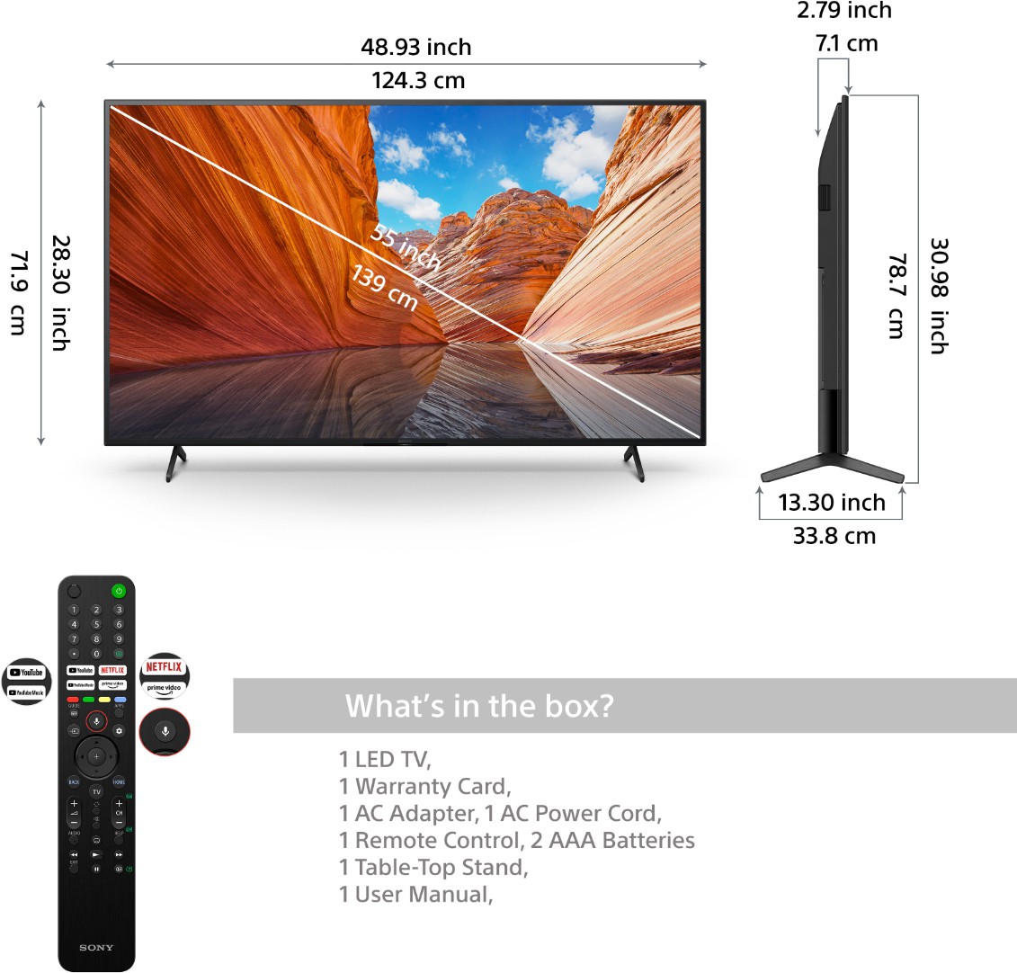 SONY Bravia (55 inch) Ultra HD (4K) (KD-55X80J) SONY Bravia (55 inch) Ultra HD (4K) (KD-55X80J)