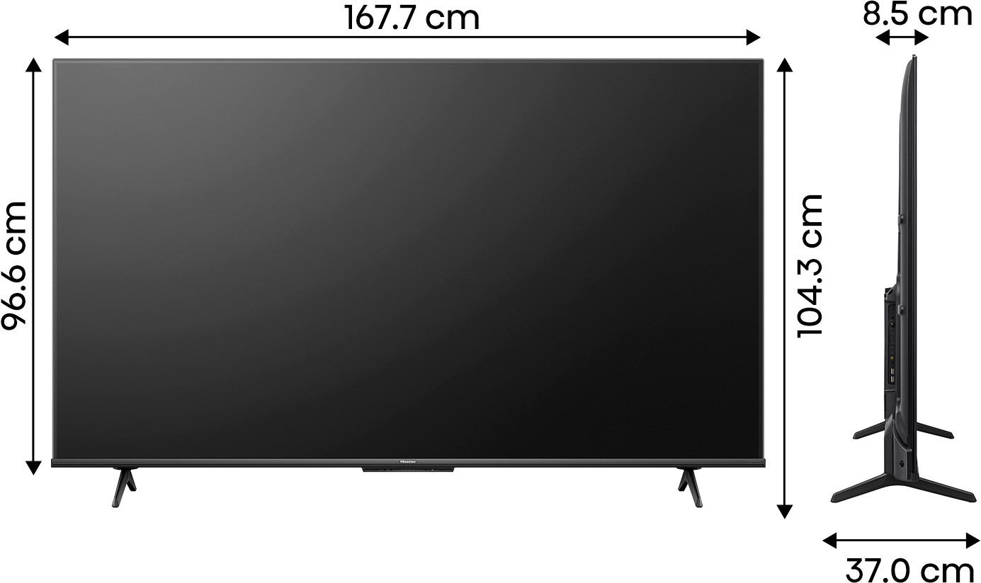 Hisense A6H (75 inch) Ultra HD (4K)A+ Grade Ultra Vivid High Contrast Panel (75A6H) Hisense A6H (75 inch) Ultra HD (4K)A+ Grade Ultra Vivid High Contrast Panel (75A6H)