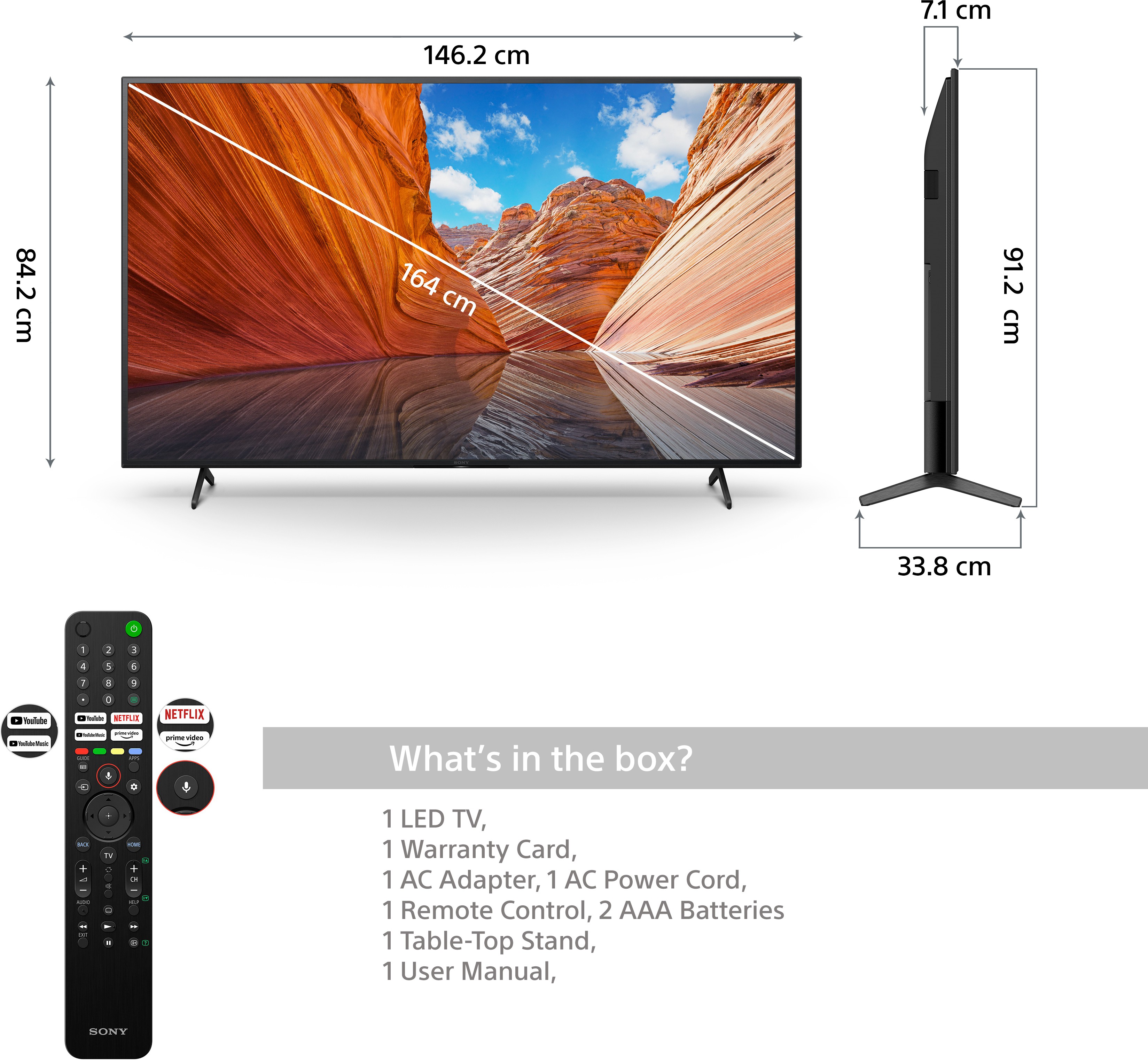 SONY Bravia (65 inch) Ultra HD (4K) (KD-65X80J) SONY Bravia (65 inch) Ultra HD (4K) (KD-65X80J)