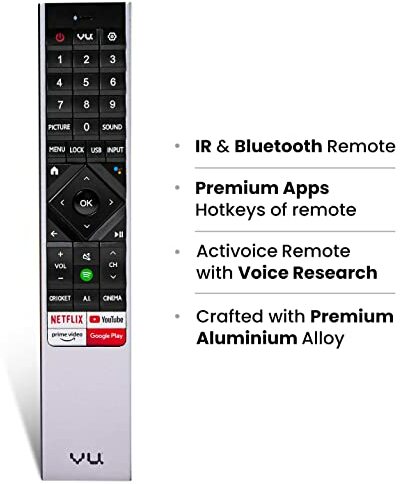 Vu Masterpiece Glo (75 inch) Ultra HD (4K) (75 QMP-3 Yrs) Vu Masterpiece Glo (75 inch) Ultra HD (4K) (75 QMP-3 Yrs)