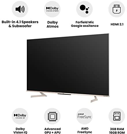 Vu Masterpiece Glo (75 inch) Ultra HD (4K) (75 QMP-3 Yrs) Vu Masterpiece Glo (75 inch) Ultra HD (4K) (75 QMP-3 Yrs)