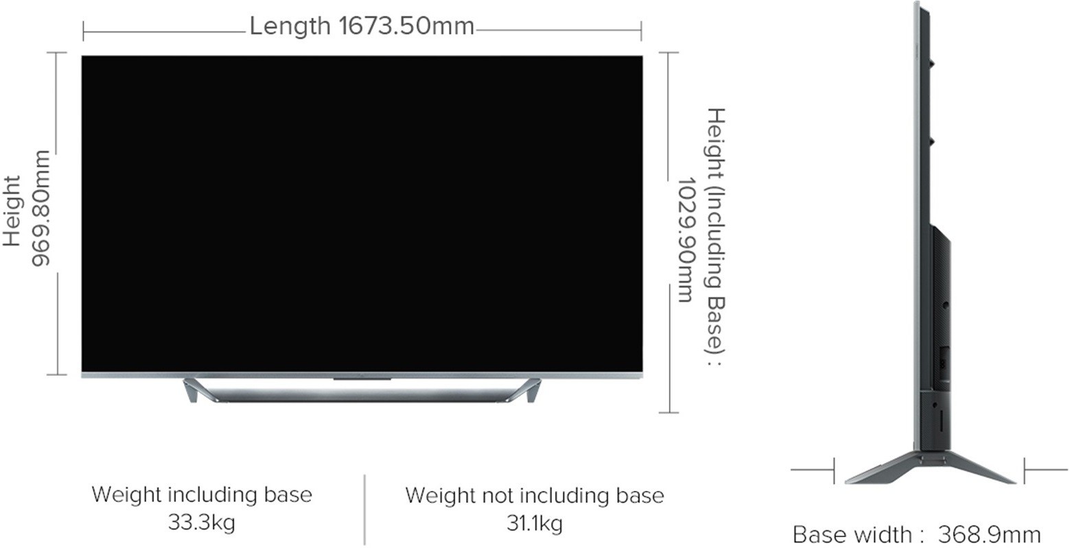 Xiaomi  Q1 (75 inch) Ultra HD (4K) (L75M6-ESG)