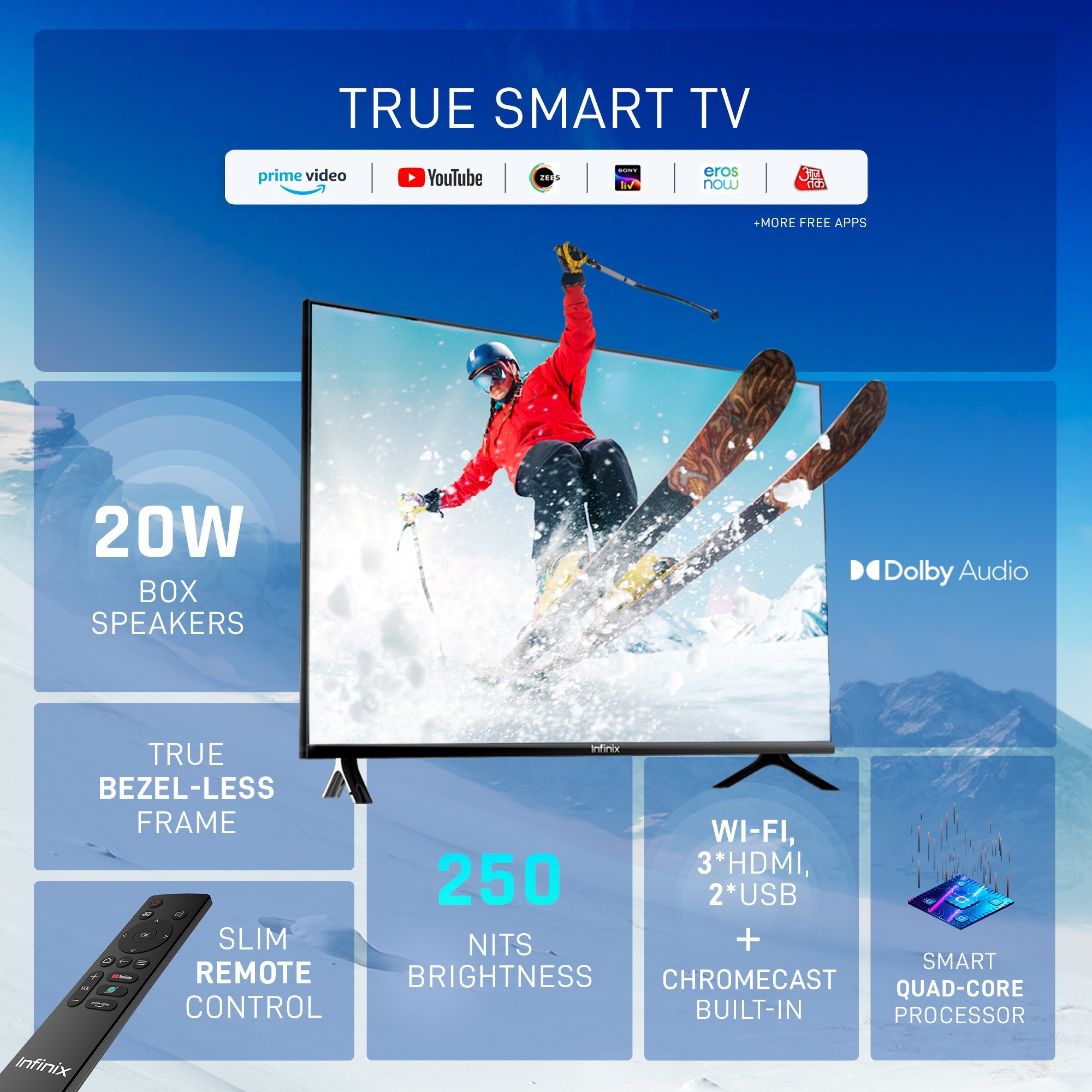 Infinix Y1 (32 inch) HD ReadyLED (32Y1) Infinix Y1 (32 inch) HD ReadyLED (32Y1)