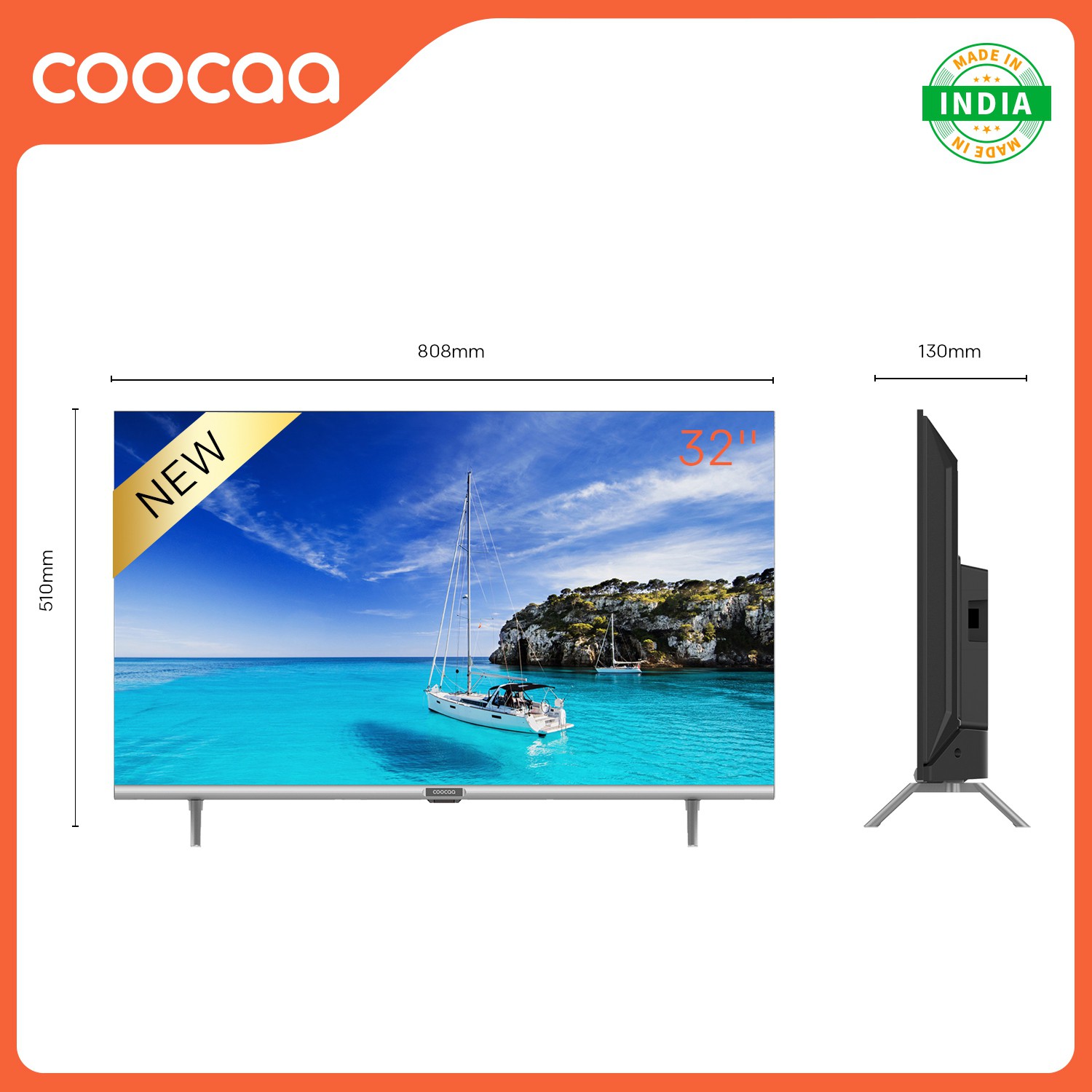 Coocaa   (32 inch) HD ReadyDLED (32S3U-Pro)