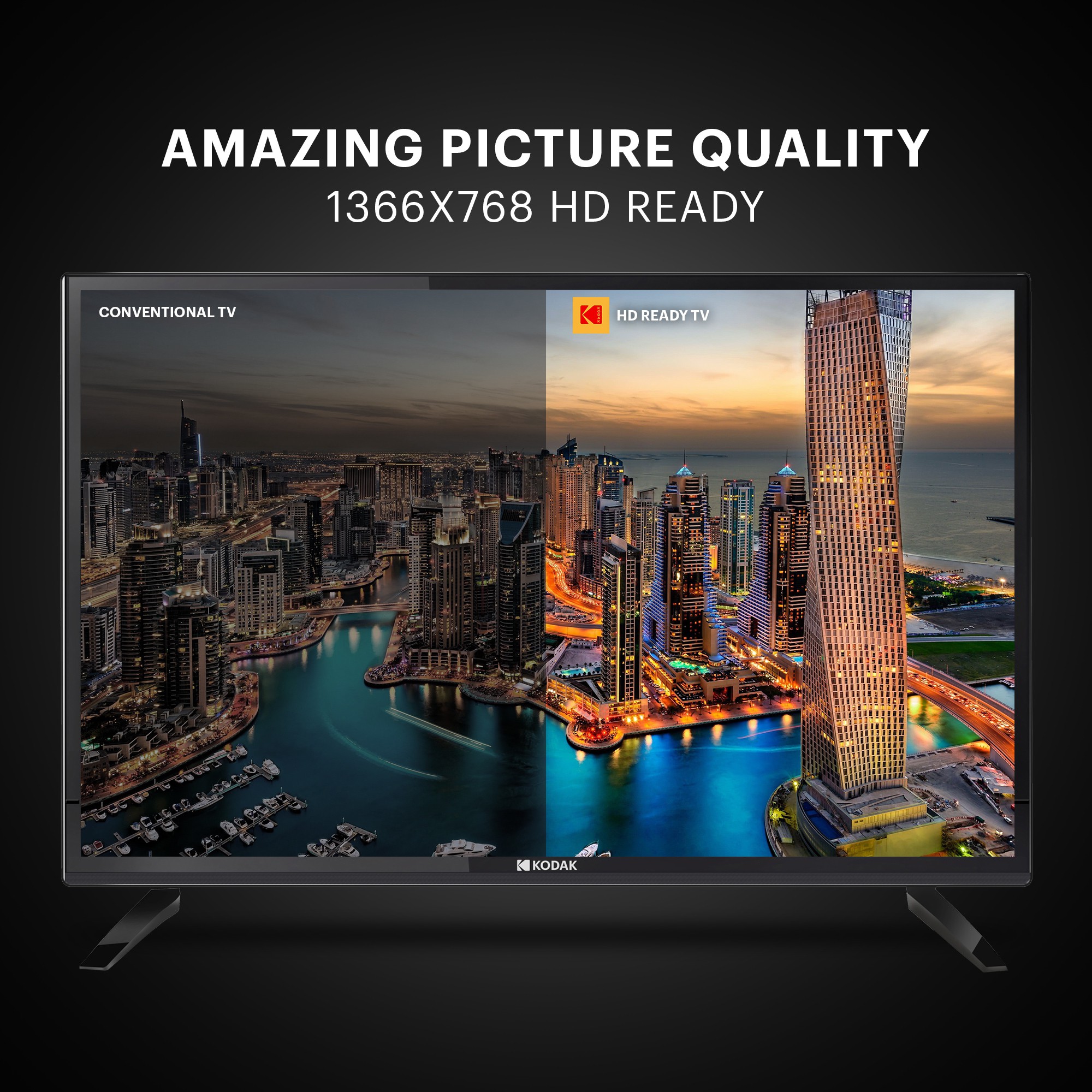 KODAK   (24 inch) HD ReadyA+ Grade (24HDX100S)
