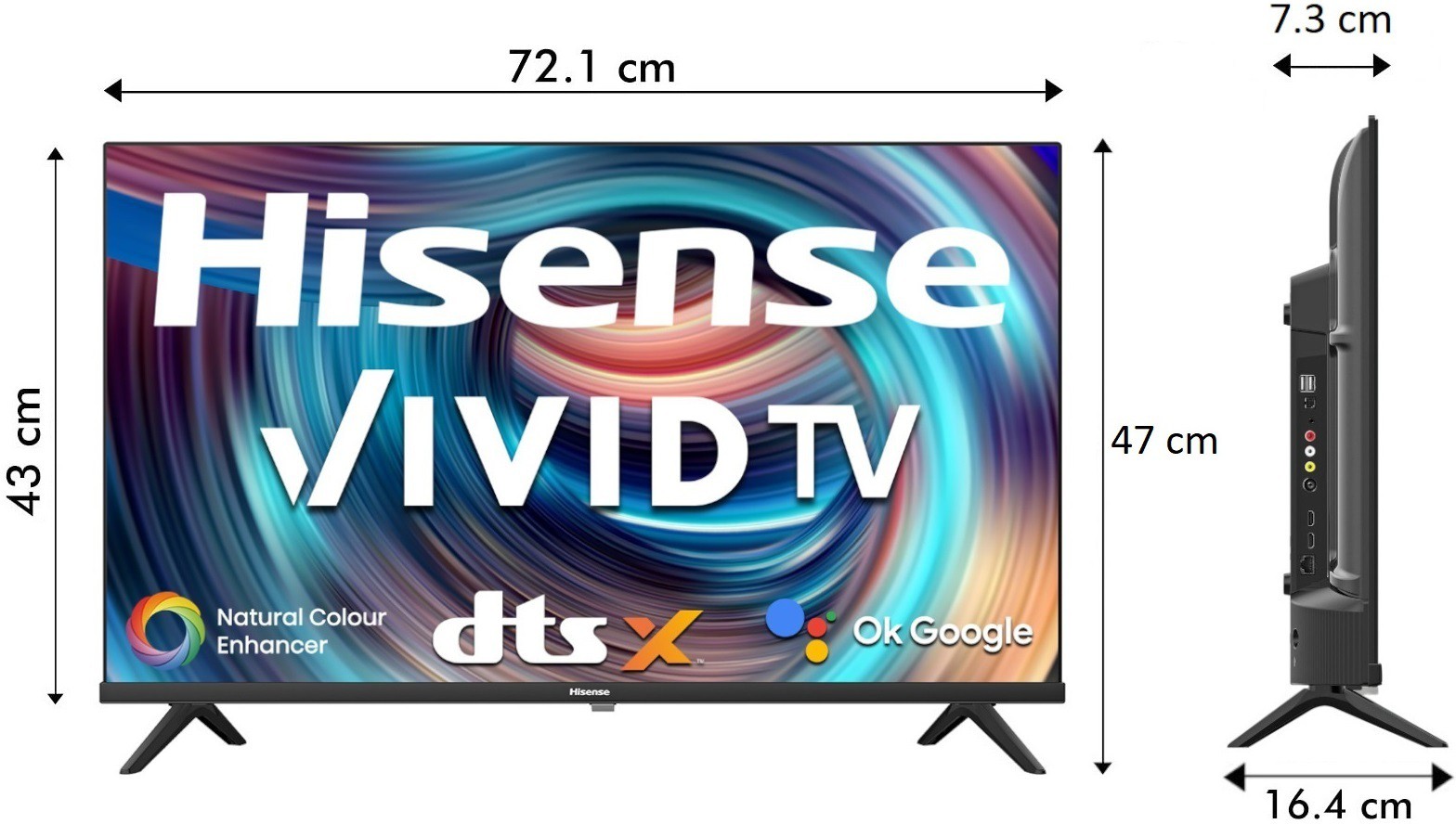 Hisense E4G Series (32 inch) HD ReadyA+ Grade (32E4G) Hisense E4G Series (32 inch) HD ReadyA+ Grade (32E4G)