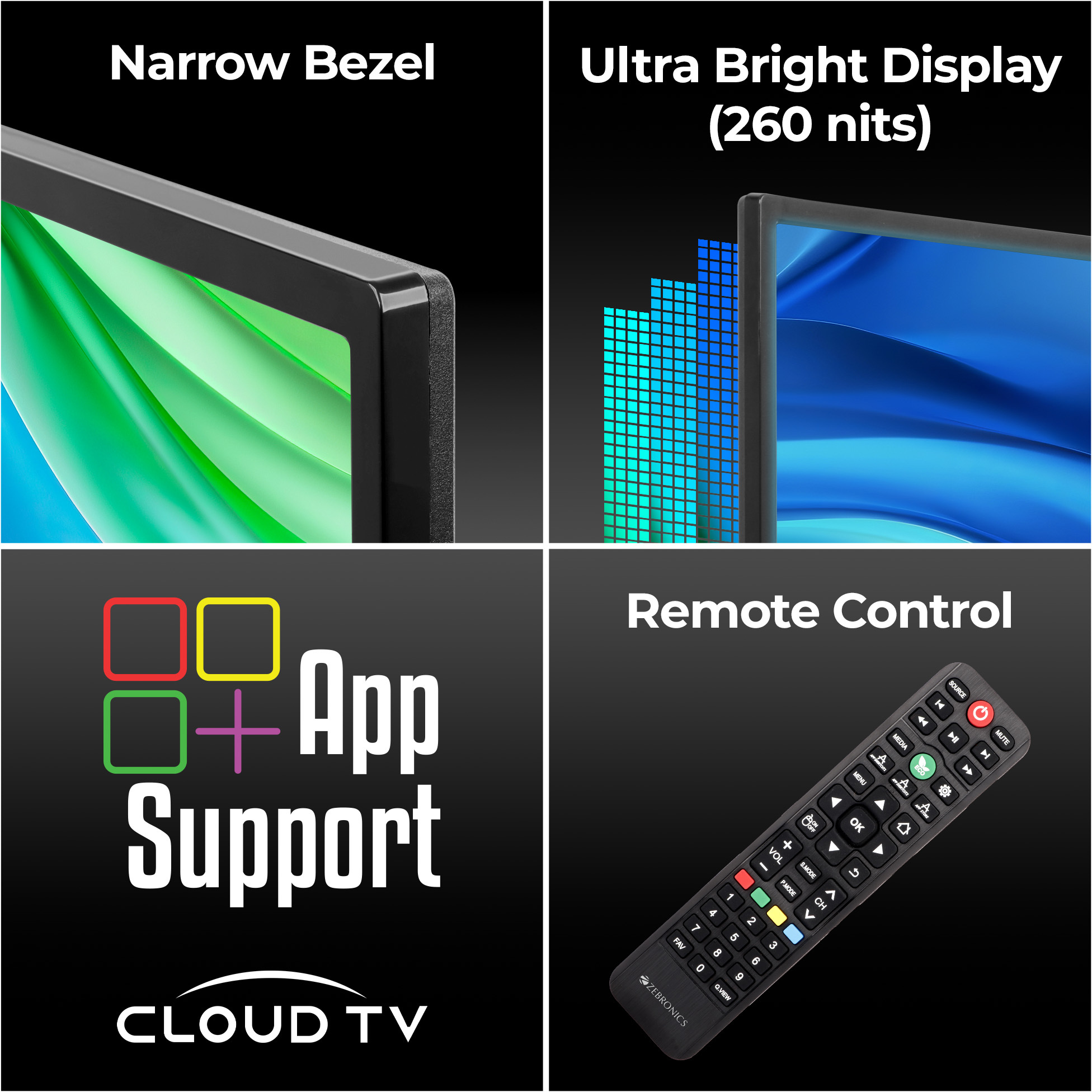 ZEBRONICS   (32 inch) HD Ready (Zeb-32P1)
