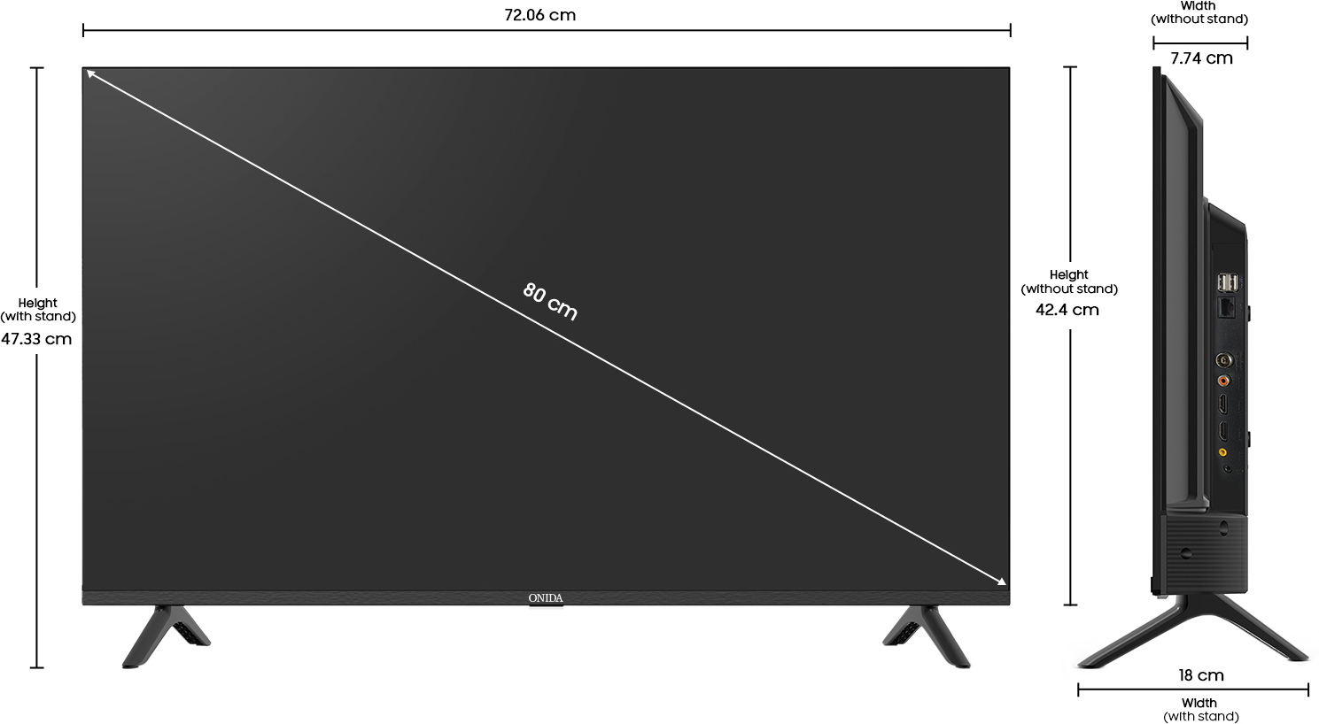 ONIDA   (32 inch) HD Ready (32HIT)