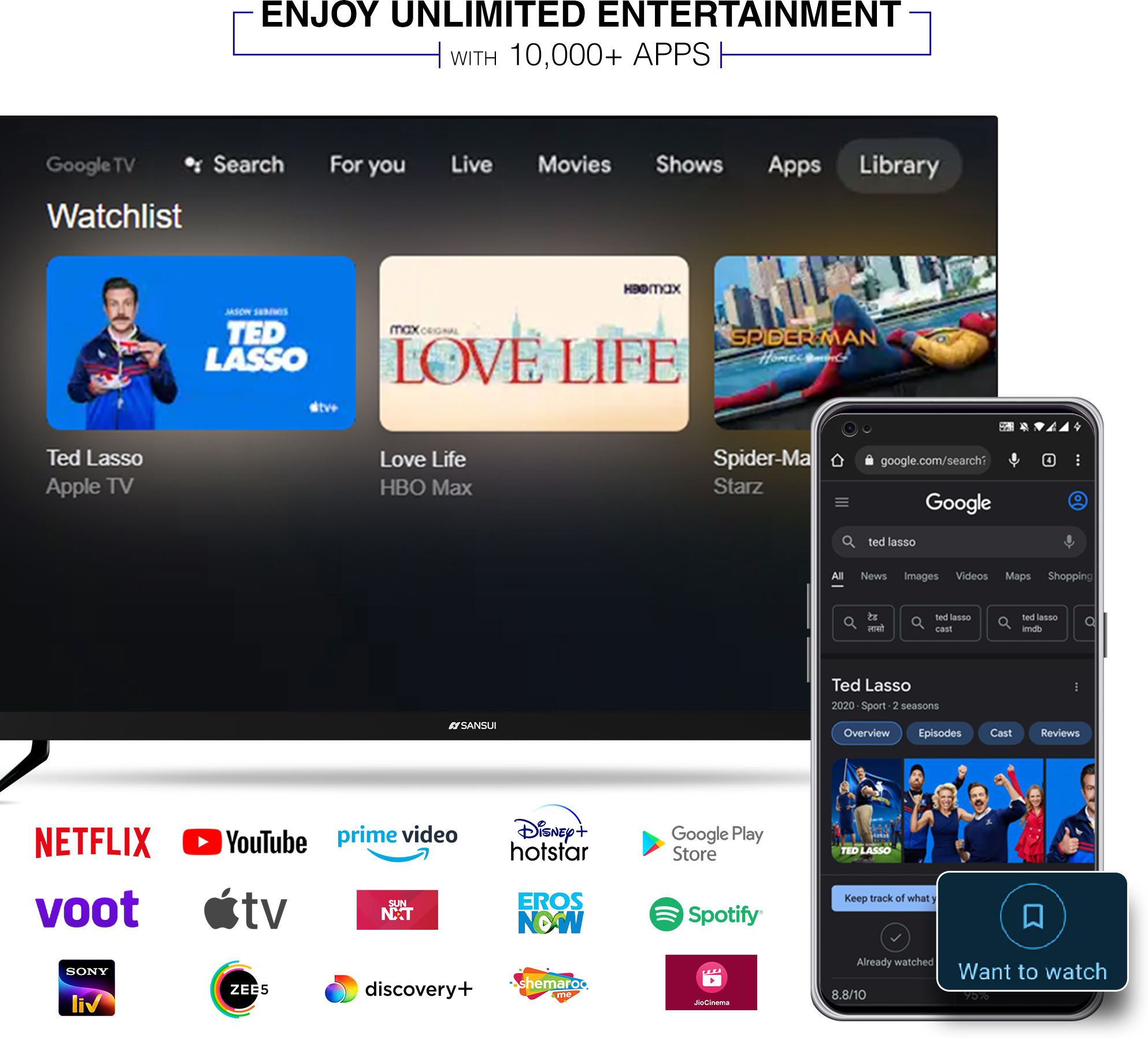 Sansui (32 inch) HD Ready (JSWY32GSHD) Sansui (32 inch) HD Ready (JSWY32GSHD)