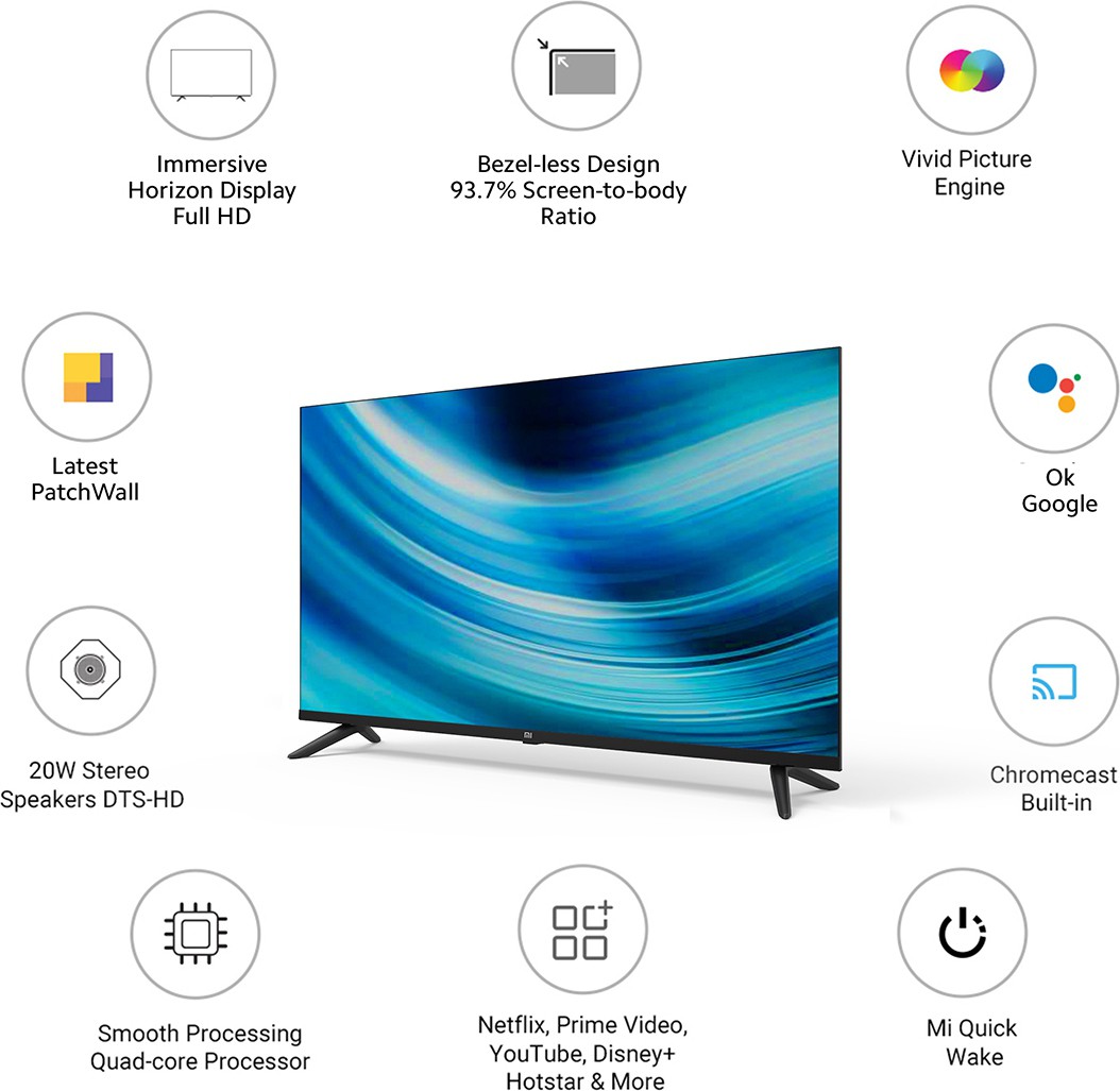 Xiaomi 4A Horizon Edition (40 inch) Full HD (L40M6-EI) Xiaomi 4A Horizon Edition (40 inch) Full HD (L40M6-EI)