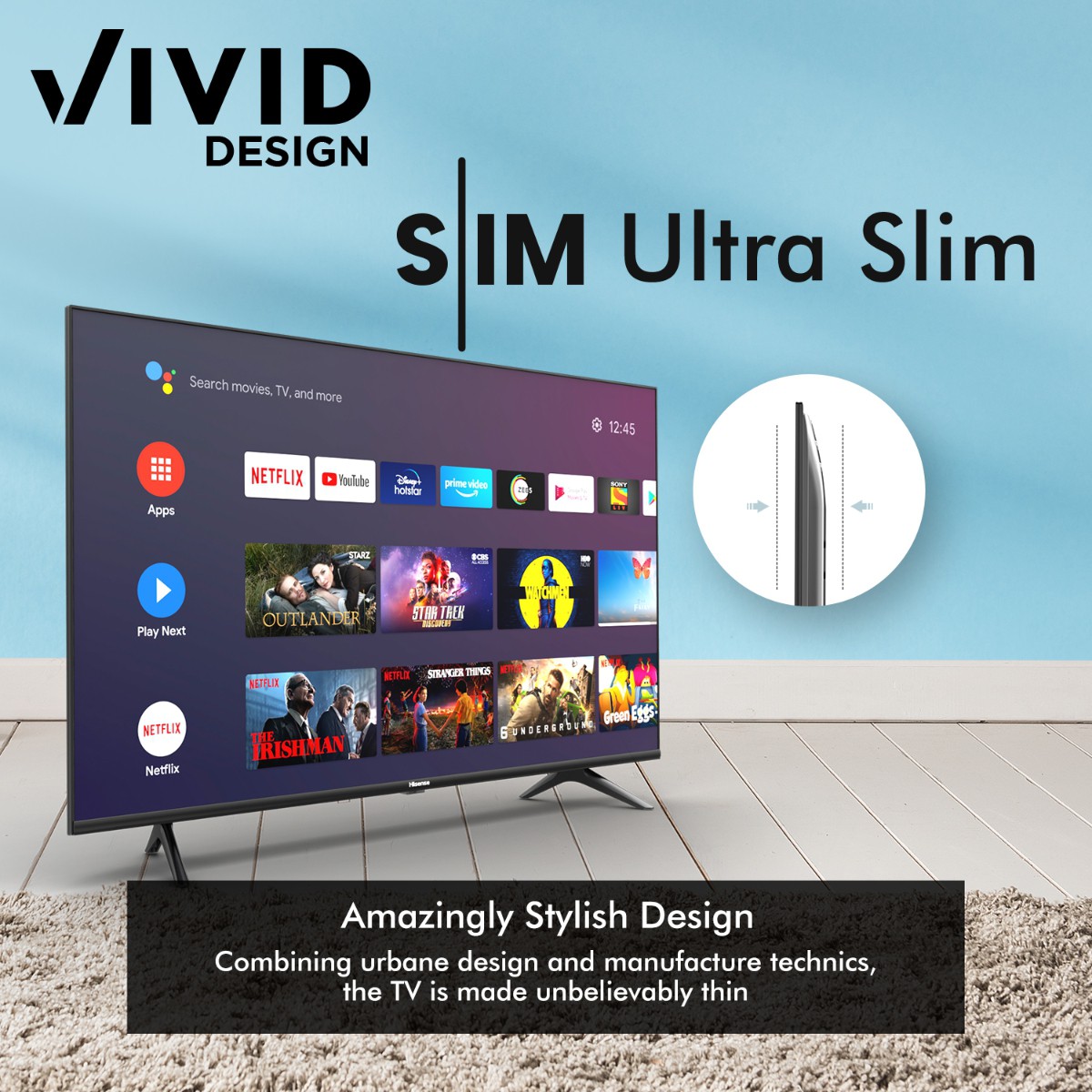 Hisense A6GE Series (43 inch) Ultra HD (4K)A+ Grade (43A6GE) Hisense A6GE Series (43 inch) Ultra HD (4K)A+ Grade (43A6GE)