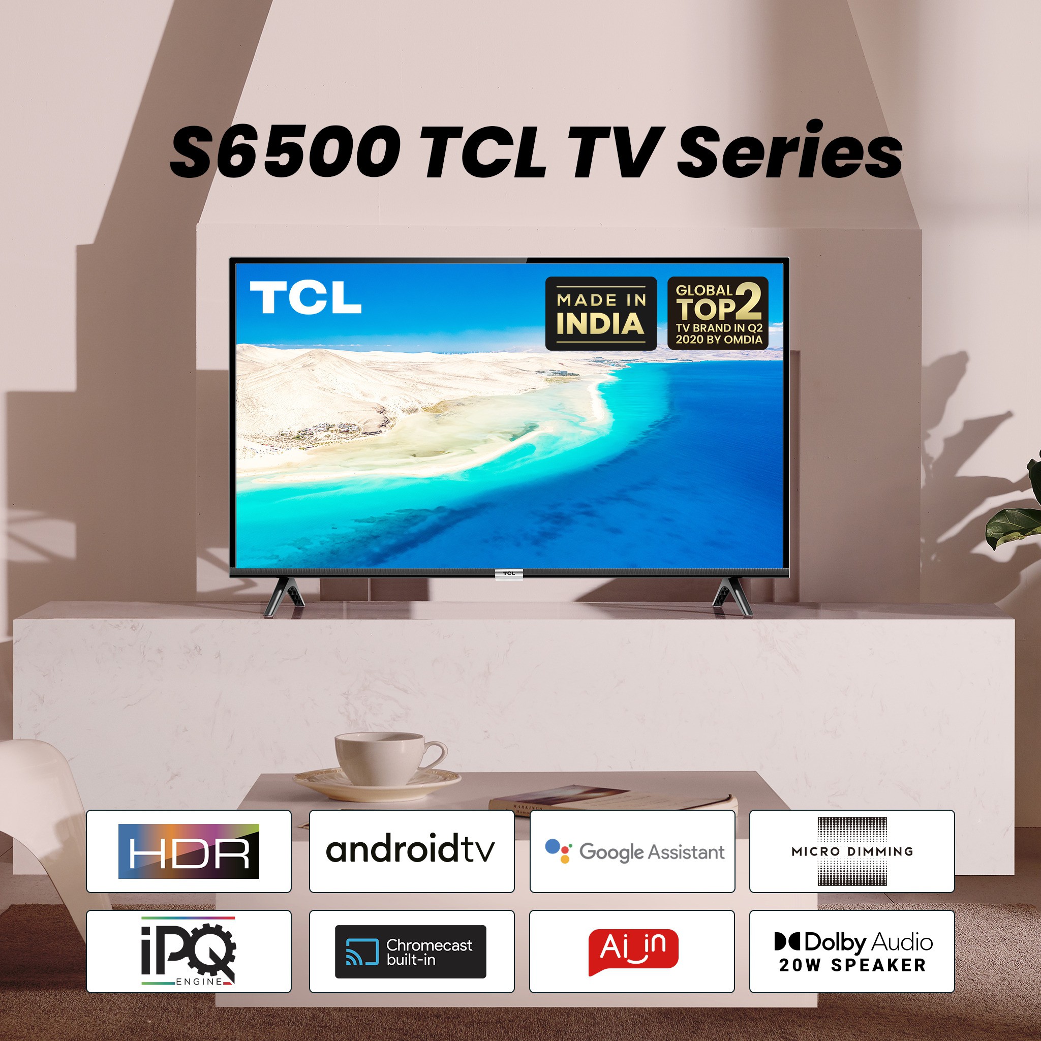 TCL S6500 Series (32 inch) HD ReadyA+ Grade (32S6500S) TCL S6500 Series (32 inch) HD ReadyA+ Grade (32S6500S)