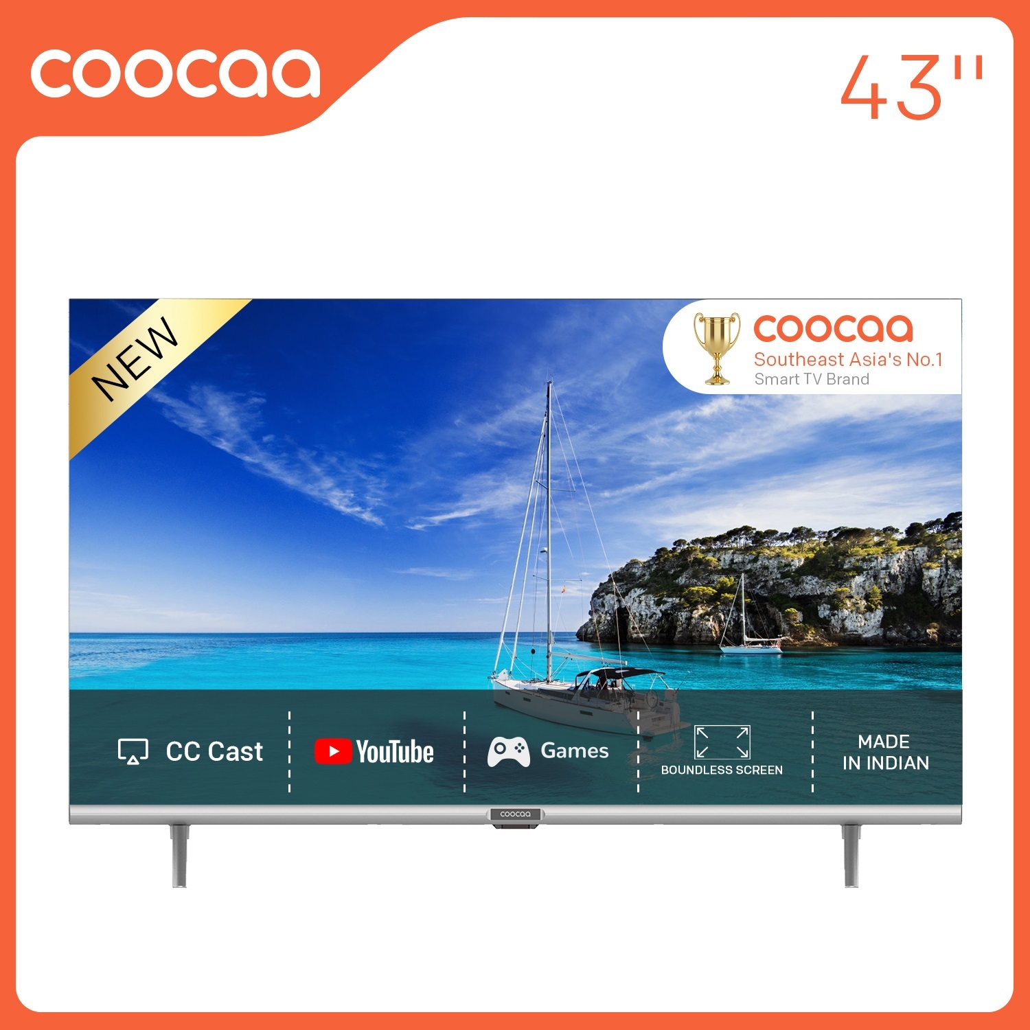 Coocaa   (43 inch) Full HD (43S3U-Pro)