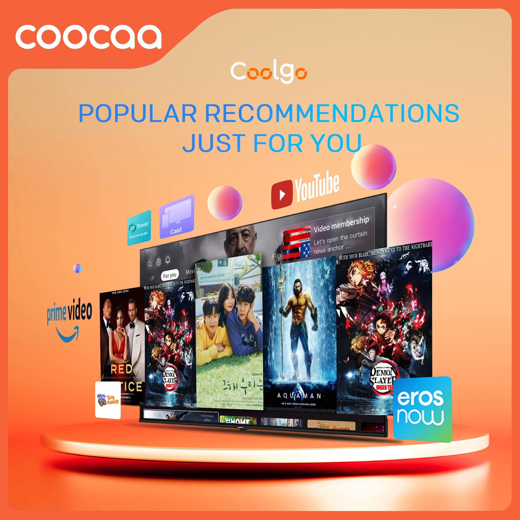 Coocaa   (43 inch) Full HD (43S3U-Pro)