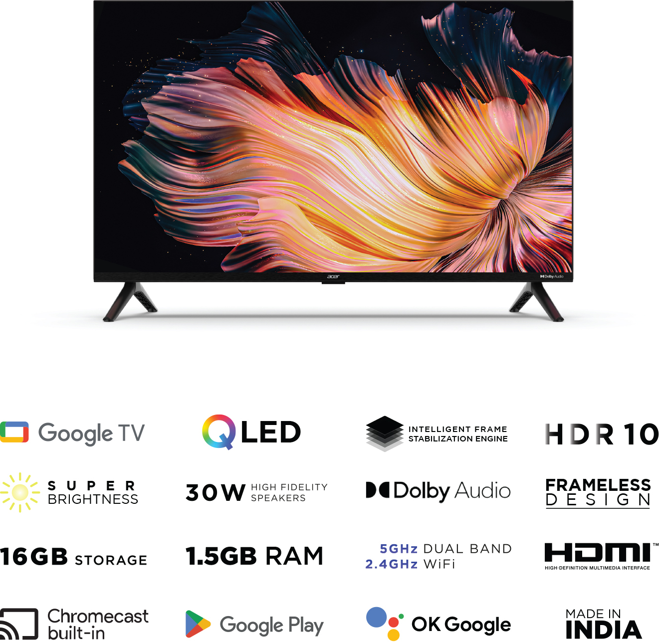 Acer V Series (32 inch) HD Ready (AR32GR2841VQD) Acer V Series (32 inch) HD Ready (AR32GR2841VQD)