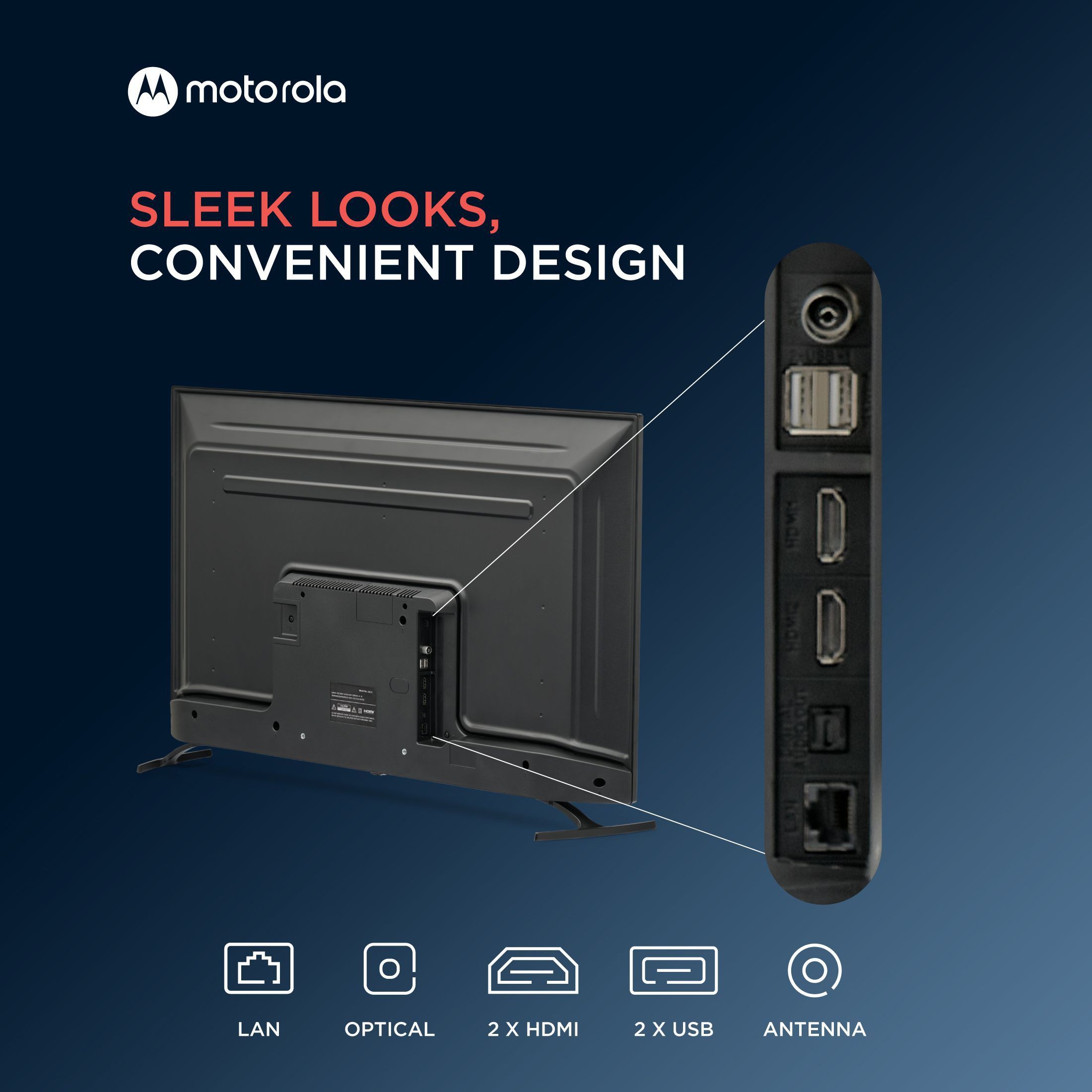 MOTOROLA ZX2 (40 inch) Full HDVA Panel (40SAFHDME) MOTOROLA ZX2 (40 inch) Full HDVA Panel (40SAFHDME)