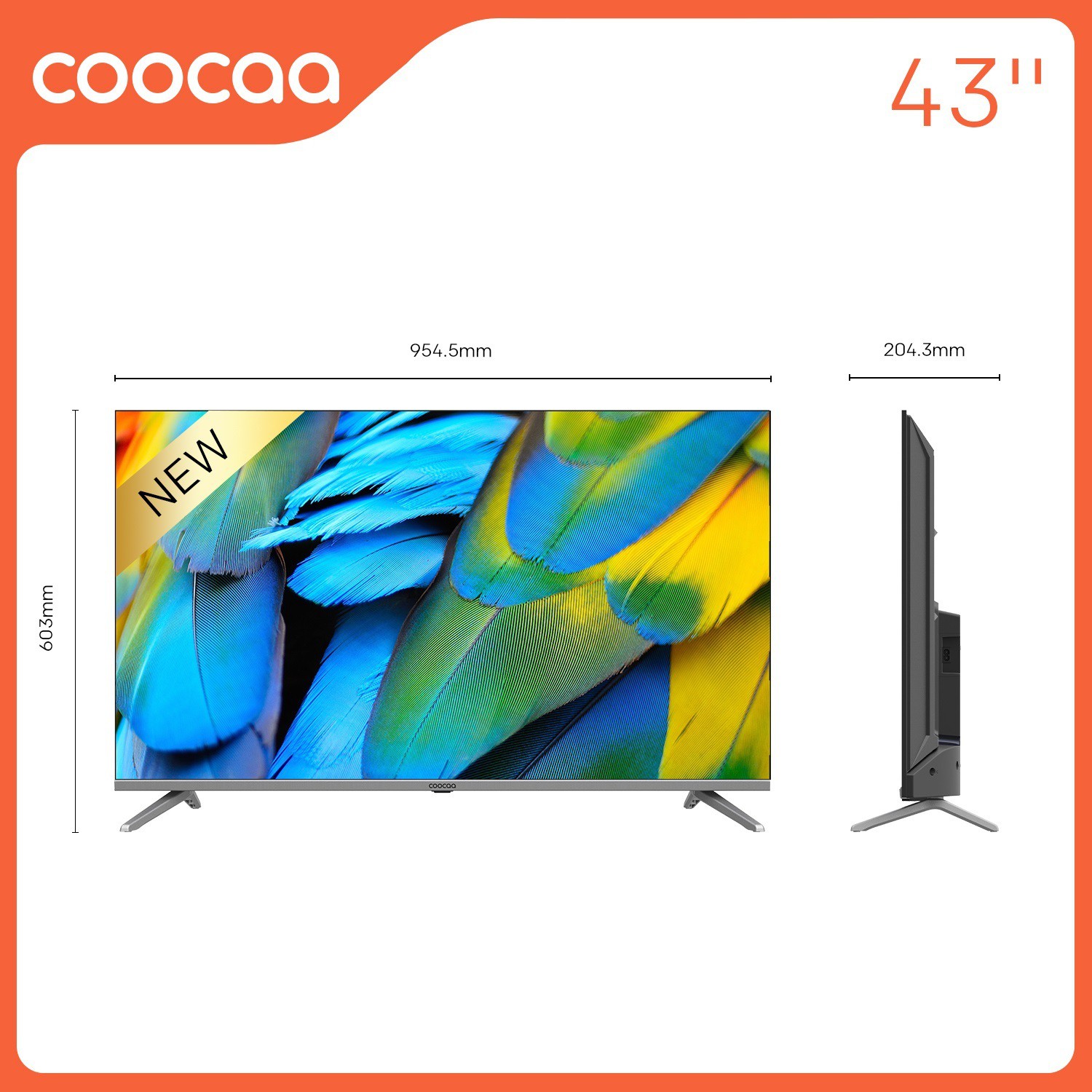 Coocaa   (43 inch) Full HDIPS Panel (43S7G)