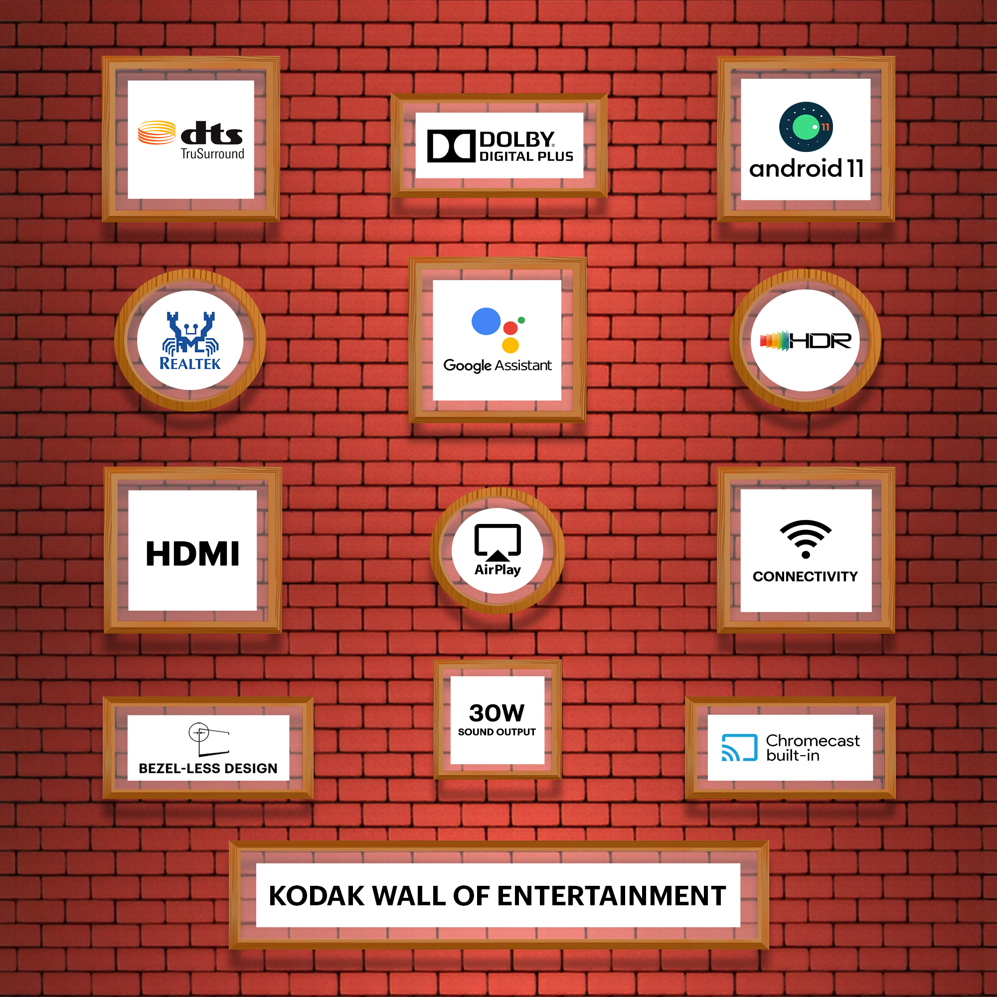 KODAK   (43 inch) Full HD (439X5081)