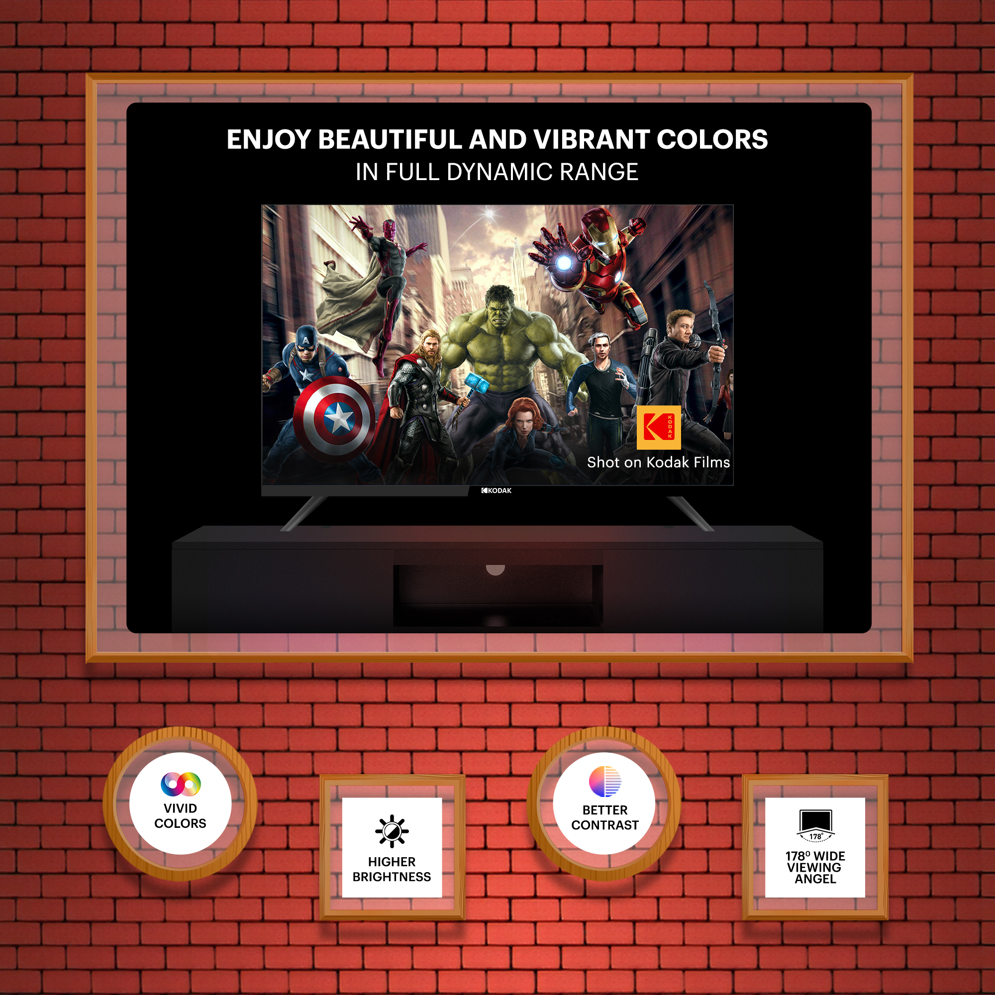 KODAK   (43 inch) Full HD (439X5081)