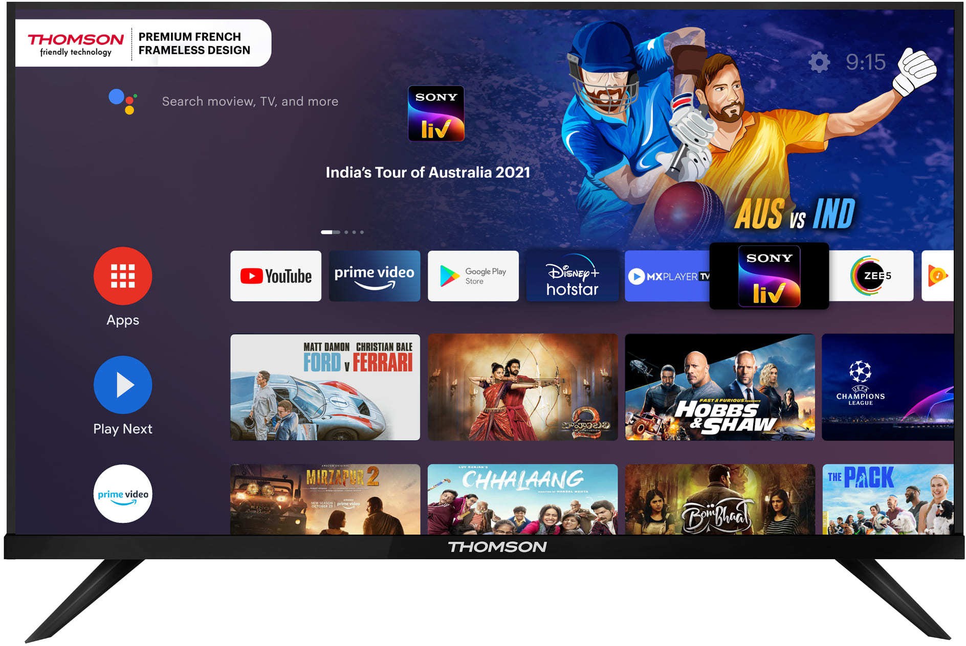 Thomson 9A Series (43 inch) Full HD IPS ( 43PATH0009 BL )