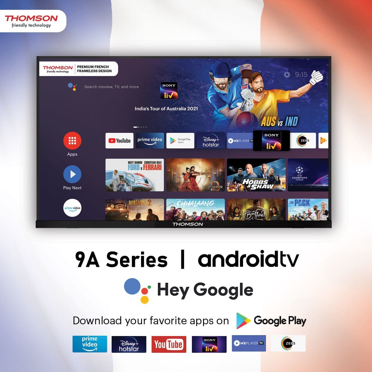 Thomson 9A Series (43 inch) Full HDIPS (43PATH0009 BL) Thomson 9A Series (43 inch) Full HDIPS (43PATH0009 BL)