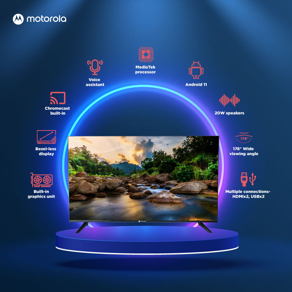 MOTOROLA Envision (43 inch) Full HD (43FHDADMWKBE) MOTOROLA Envision (43 inch) Full HD (43FHDADMWKBE)