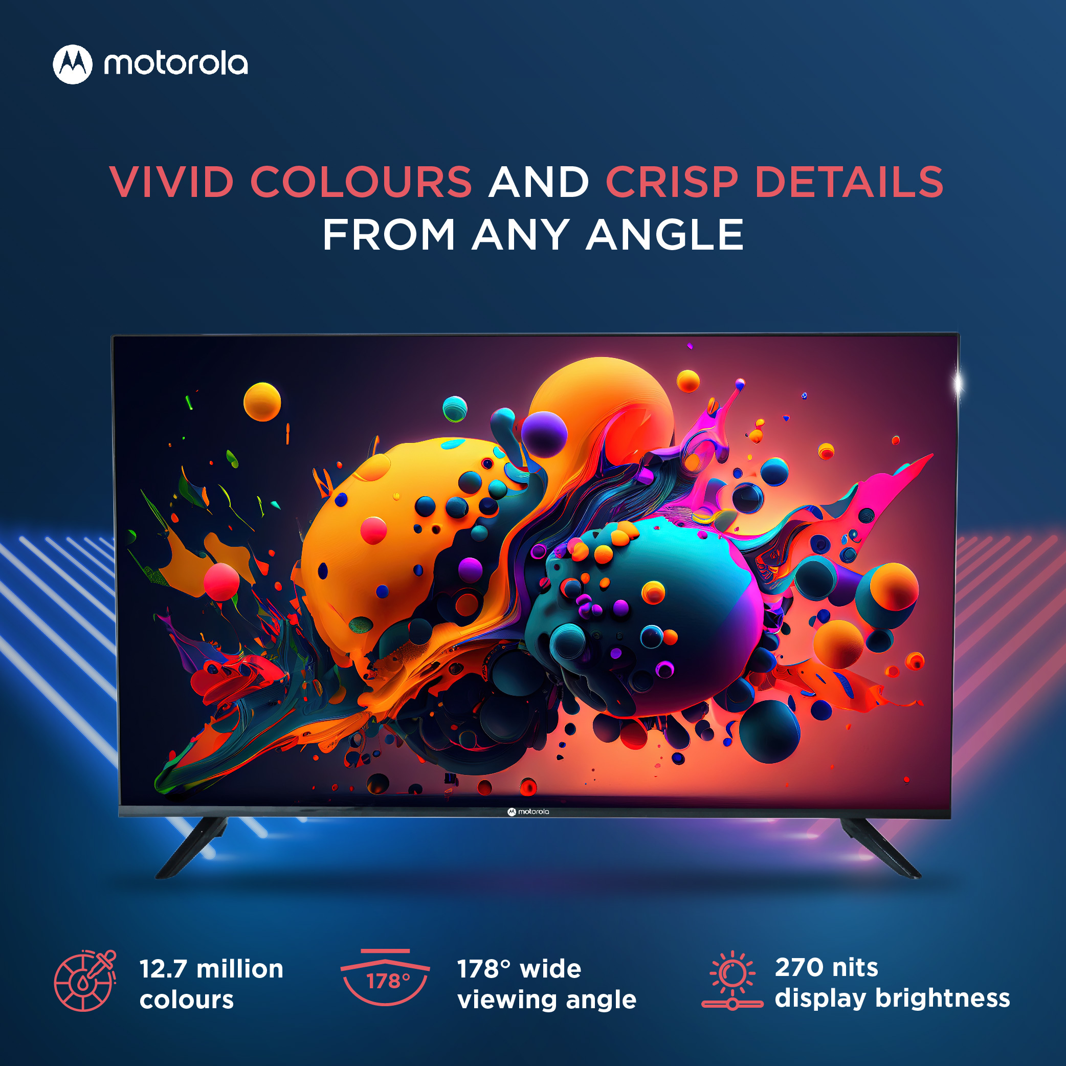 MOTOROLA Envision (43 inch) Full HD (43FHDADMWKBE) MOTOROLA Envision (43 inch) Full HD (43FHDADMWKBE)