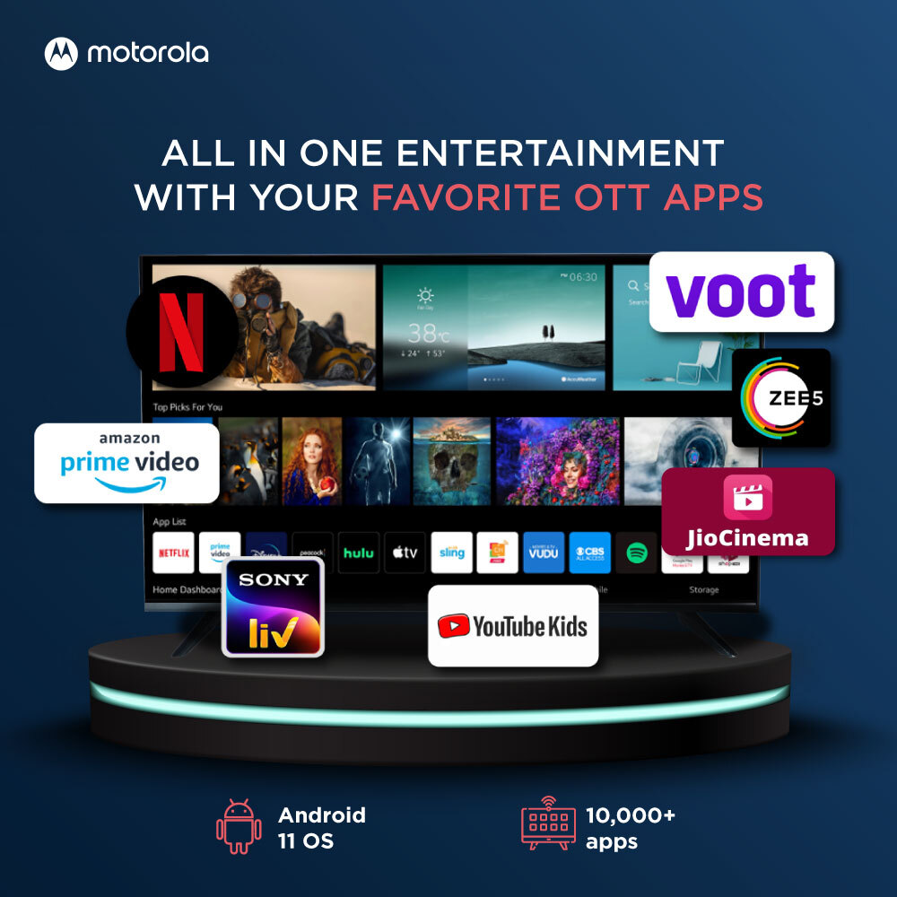 MOTOROLA Envision (43 inch) Full HD (43FHDADMWKBE) MOTOROLA Envision (43 inch) Full HD (43FHDADMWKBE)