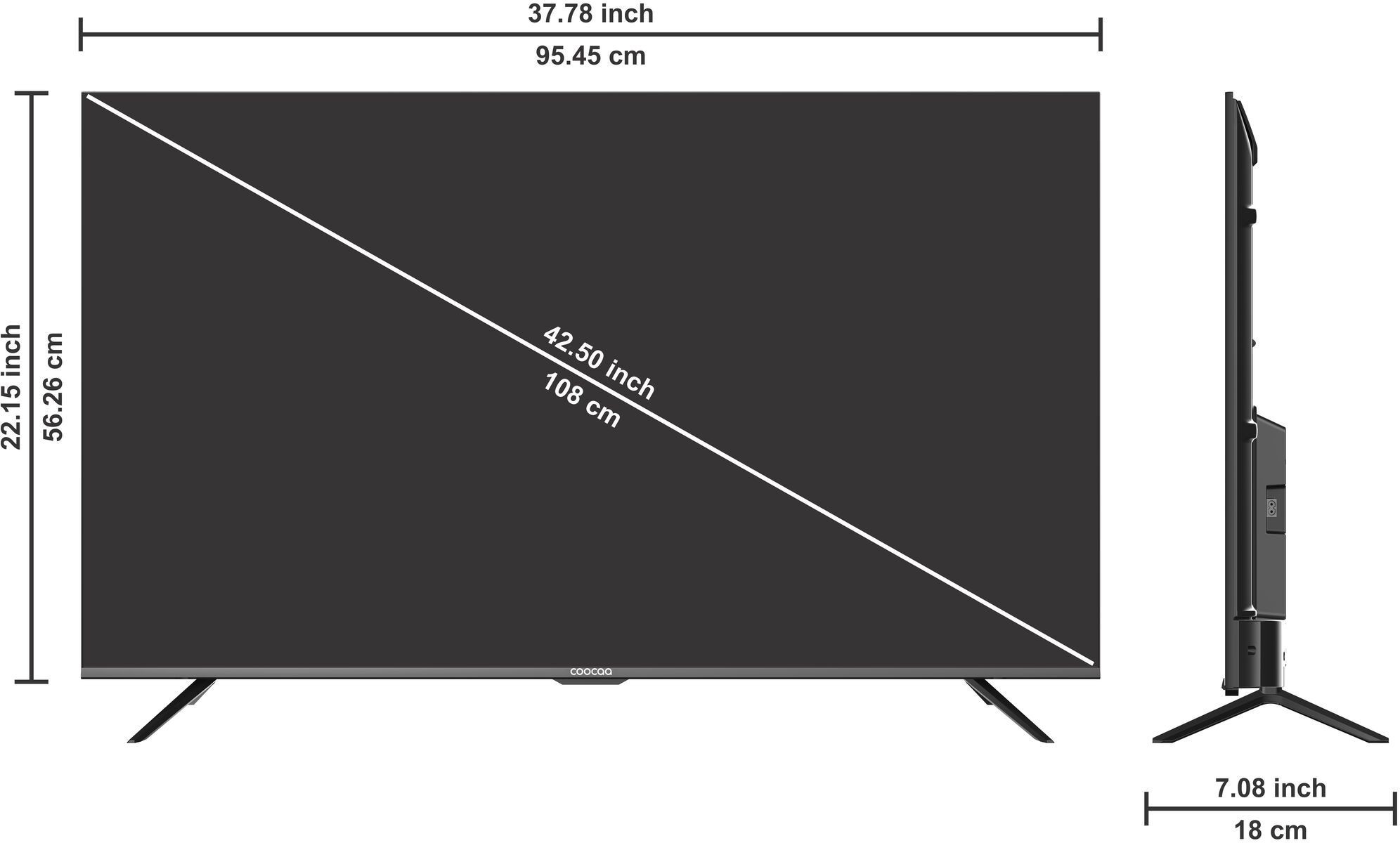 Coocaa (43 inch) Ultra HD (4K) (43S6G Pro) Coocaa (43 inch) Ultra HD (4K) (43S6G Pro)