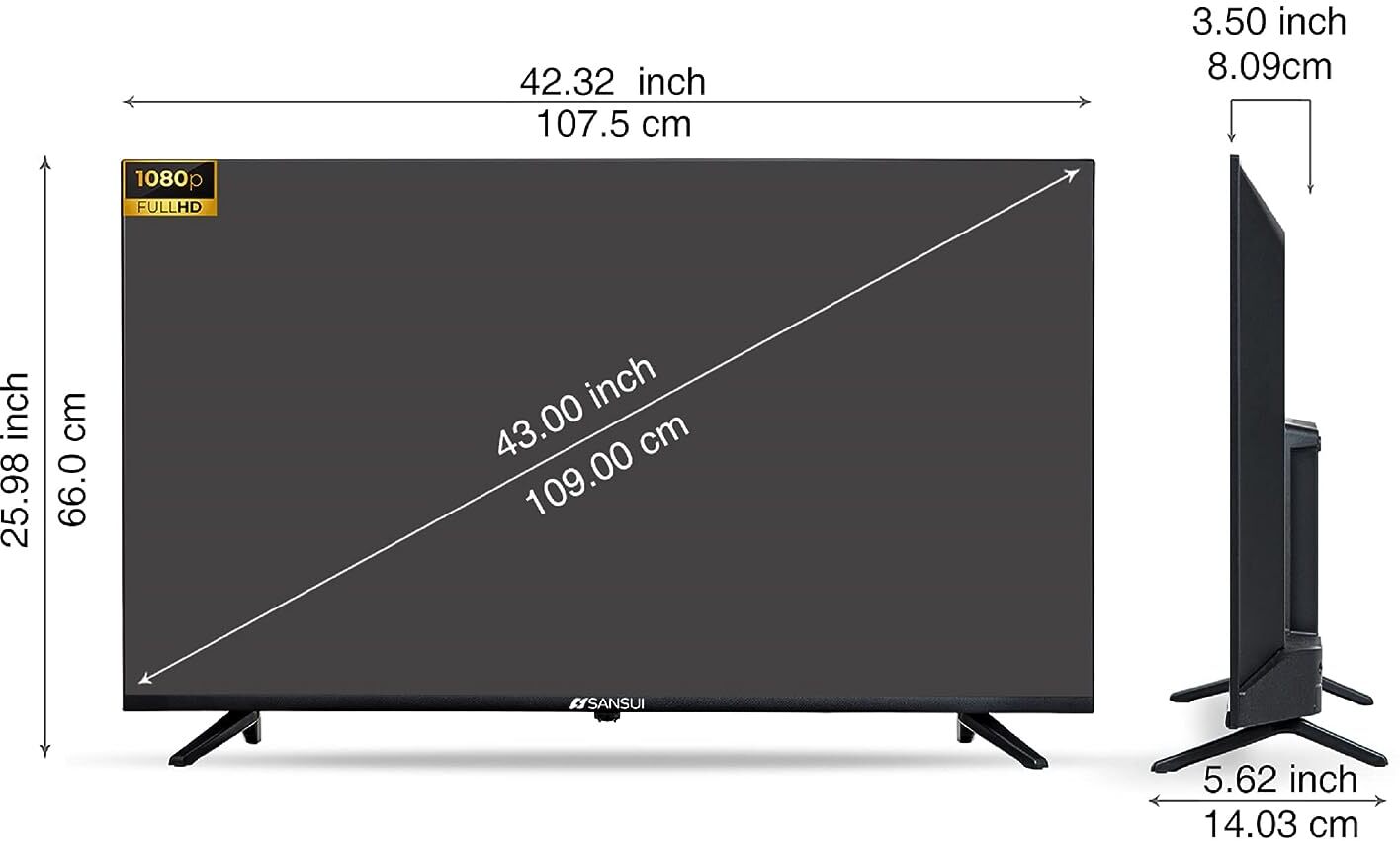 Sansui (43 inch) Full HD (JSW43ASFHD) Sansui (43 inch) Full HD (JSW43ASFHD)
