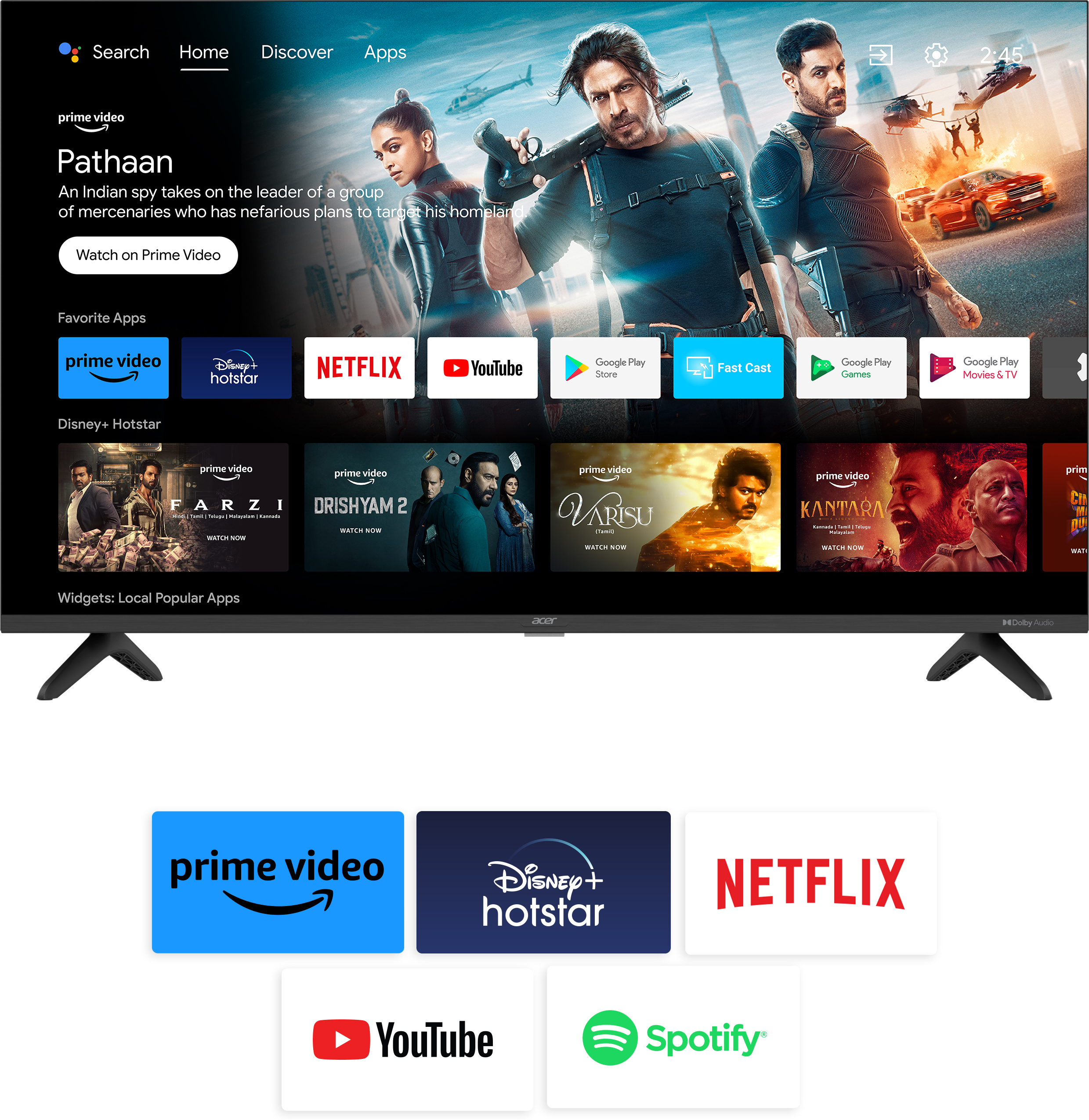 Acer  Advanced I Series (43 inch) Full HD (AR43GR2841FDFL)