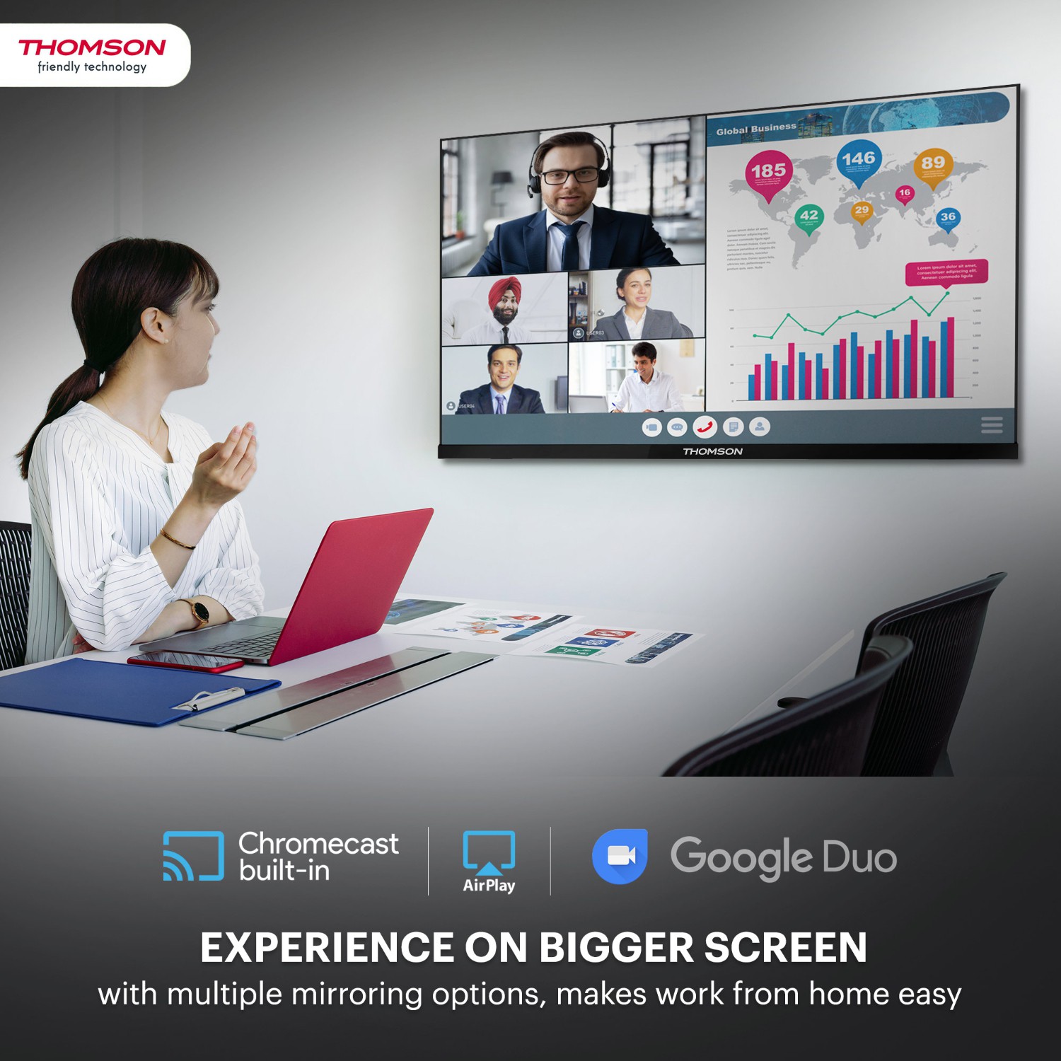 Thomson 9R PRO (43 inch) Ultra HD (4K)IPS (43PATH4545BL) Thomson 9R PRO (43 inch) Ultra HD (4K)IPS (43PATH4545BL)