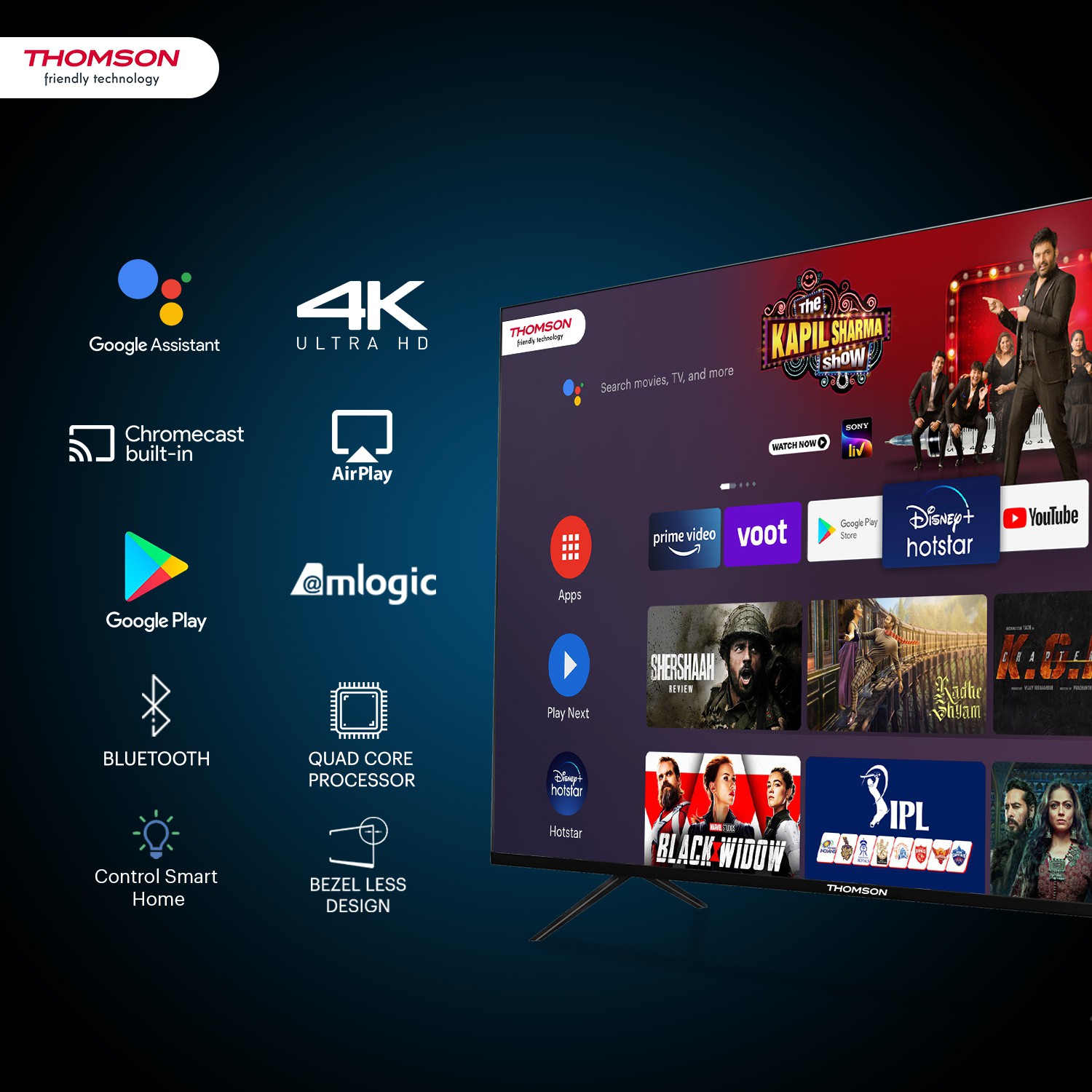Thomson 9R PRO (43 inch) Ultra HD (4K)IPS (43PATH4545BL) Thomson 9R PRO (43 inch) Ultra HD (4K)IPS (43PATH4545BL)