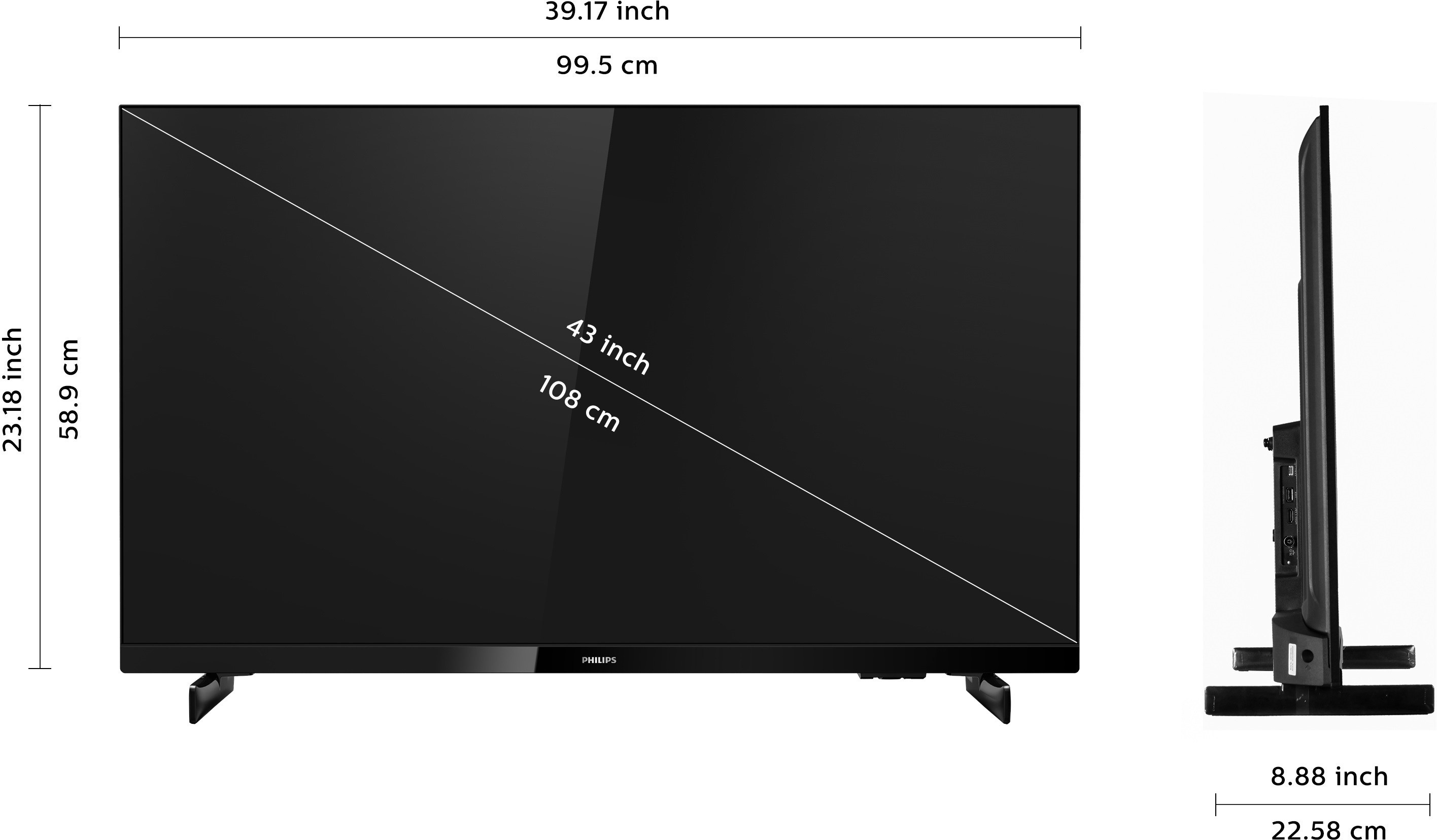 PHILIPS  6800 Series (43 inch) Full HD (43PFT6815/94)