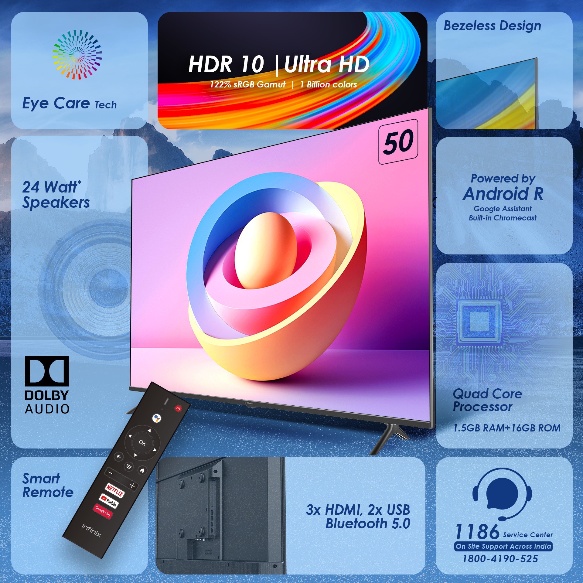 Infinix X3 (50 inch) Ultra HD (4K) (50X3) Infinix X3 (50 inch) Ultra HD (4K) (50X3)