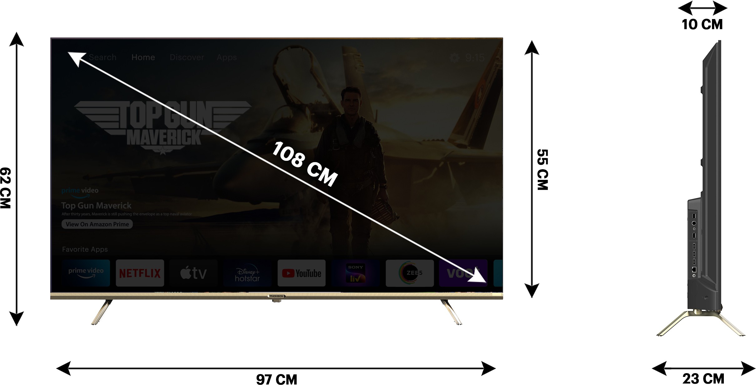 Thomson OATHPRO Max (43 inch) Ultra HD (4K)IPS+ (43OPMAX9099) Thomson OATHPRO Max (43 inch) Ultra HD (4K)IPS+ (43OPMAX9099)