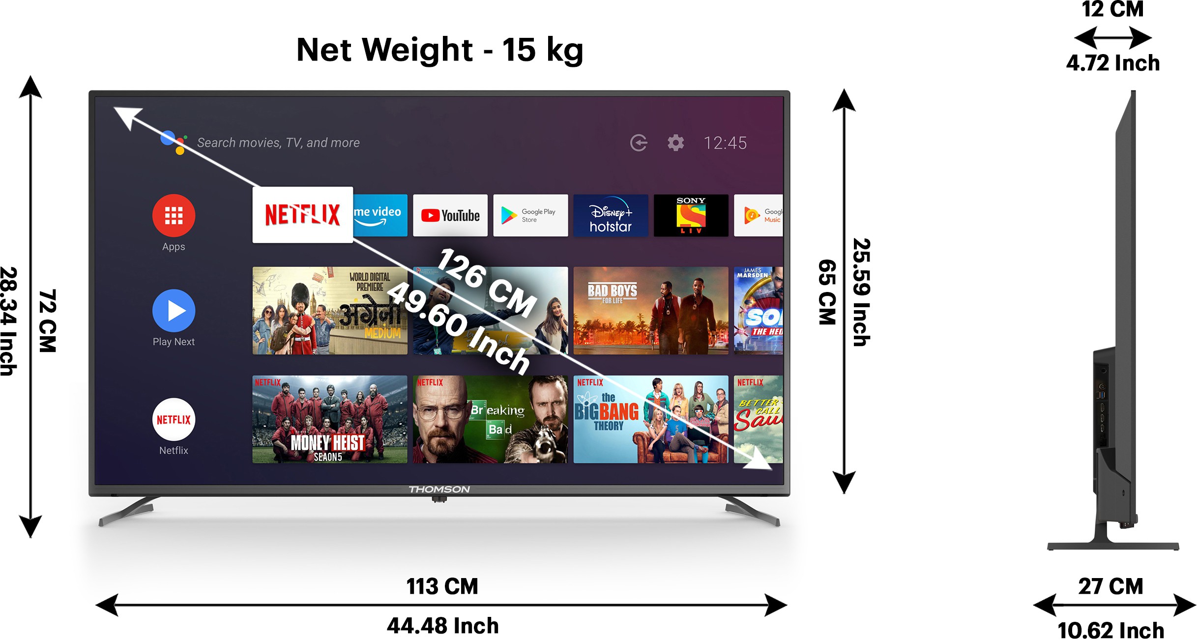 Thomson OATHPRO Series (50 inch) Ultra HD (4K)IPS (50OATHPRO1212) Thomson OATHPRO Series (50 inch) Ultra HD (4K)IPS (50OATHPRO1212)