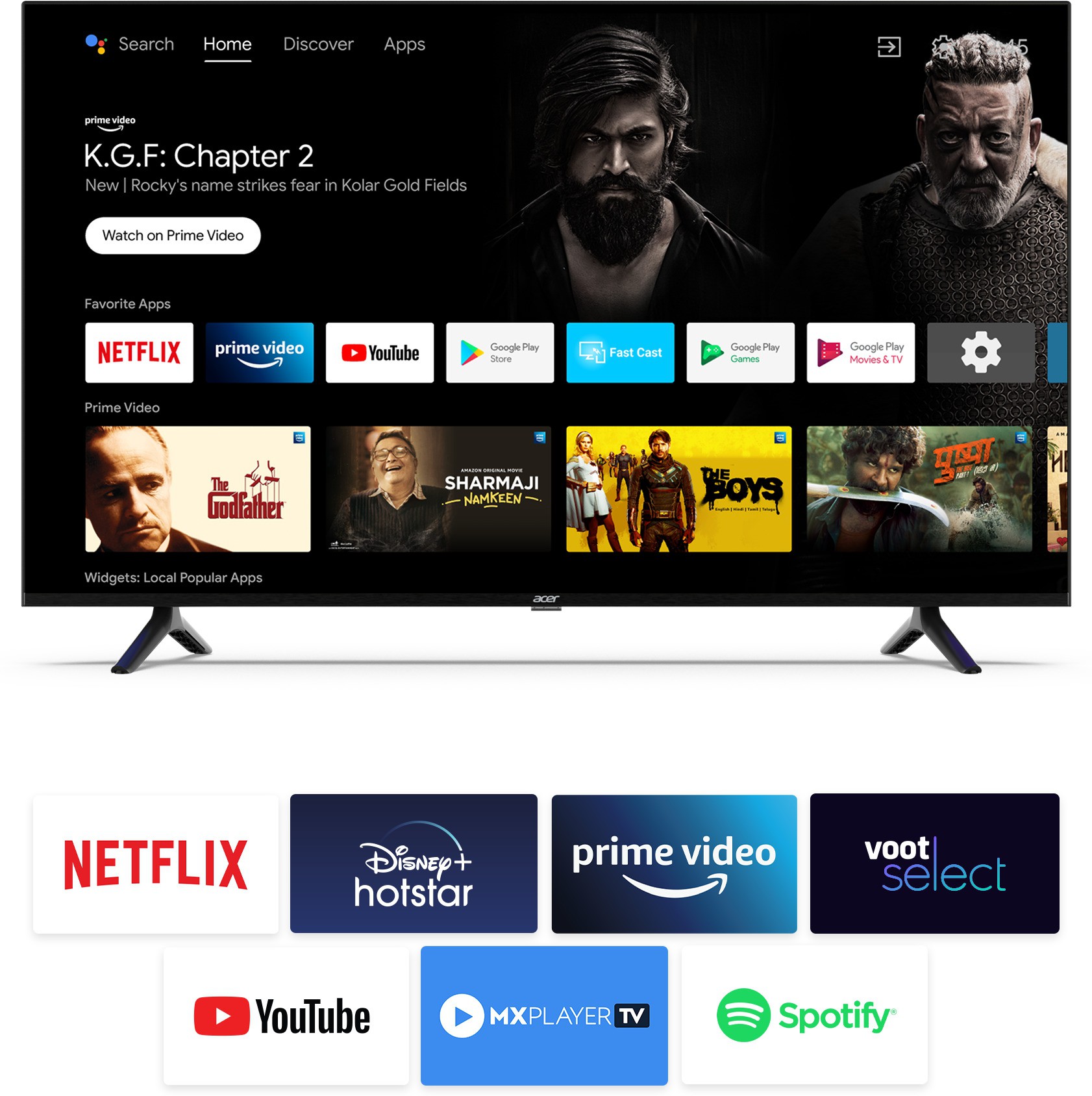 Acer  I Series (43 inch) Ultra HD (4K)A+ Grade (AR43AR2851UDFL)