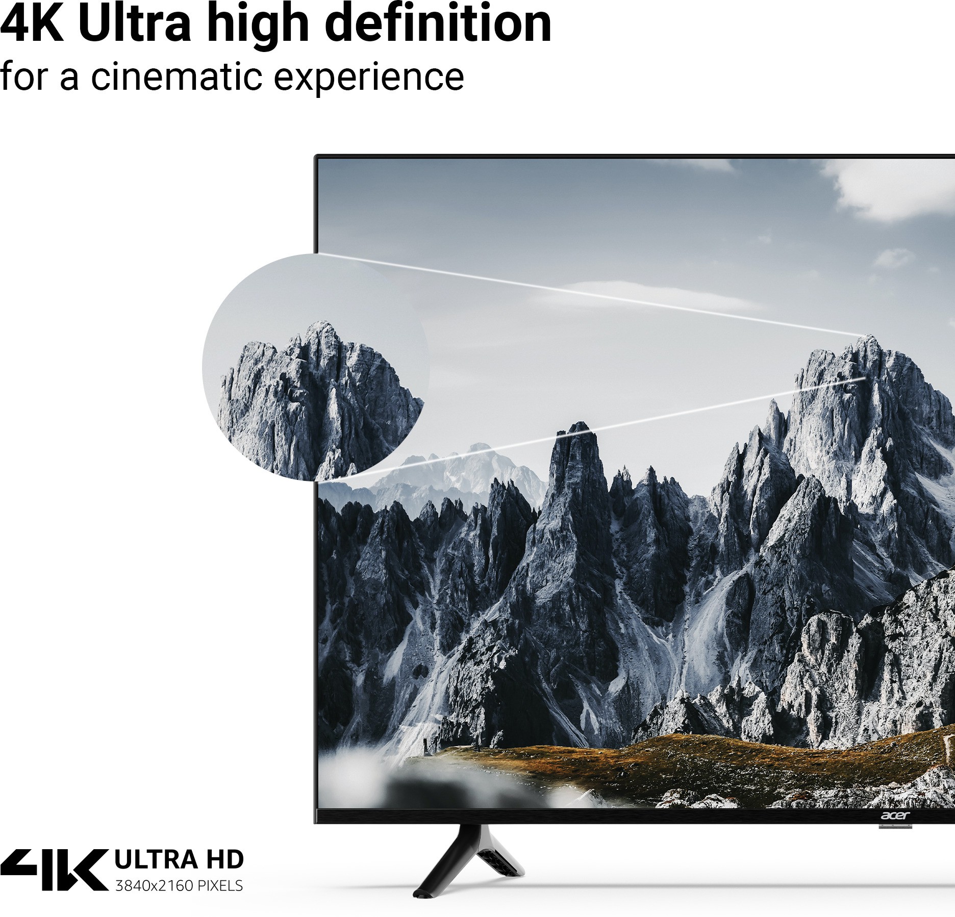 Acer  I Series (43 inch) Ultra HD (4K)A+ Grade (AR43AR2851UDFL)