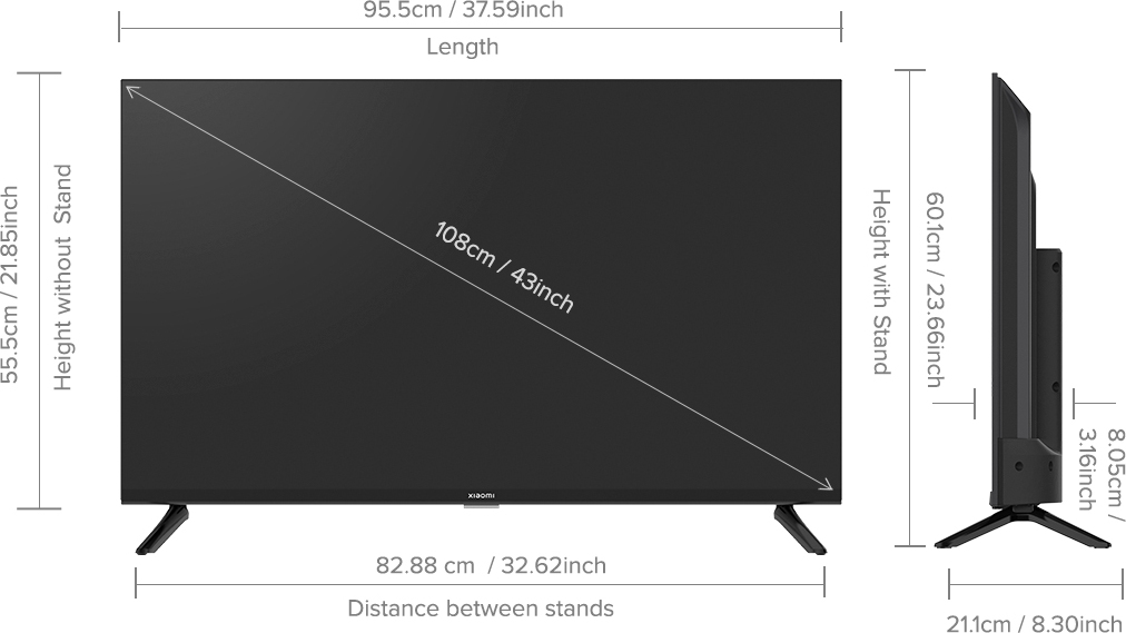 Xiaomi  A series (43 inch) Full HD (L43M8-5AIN)