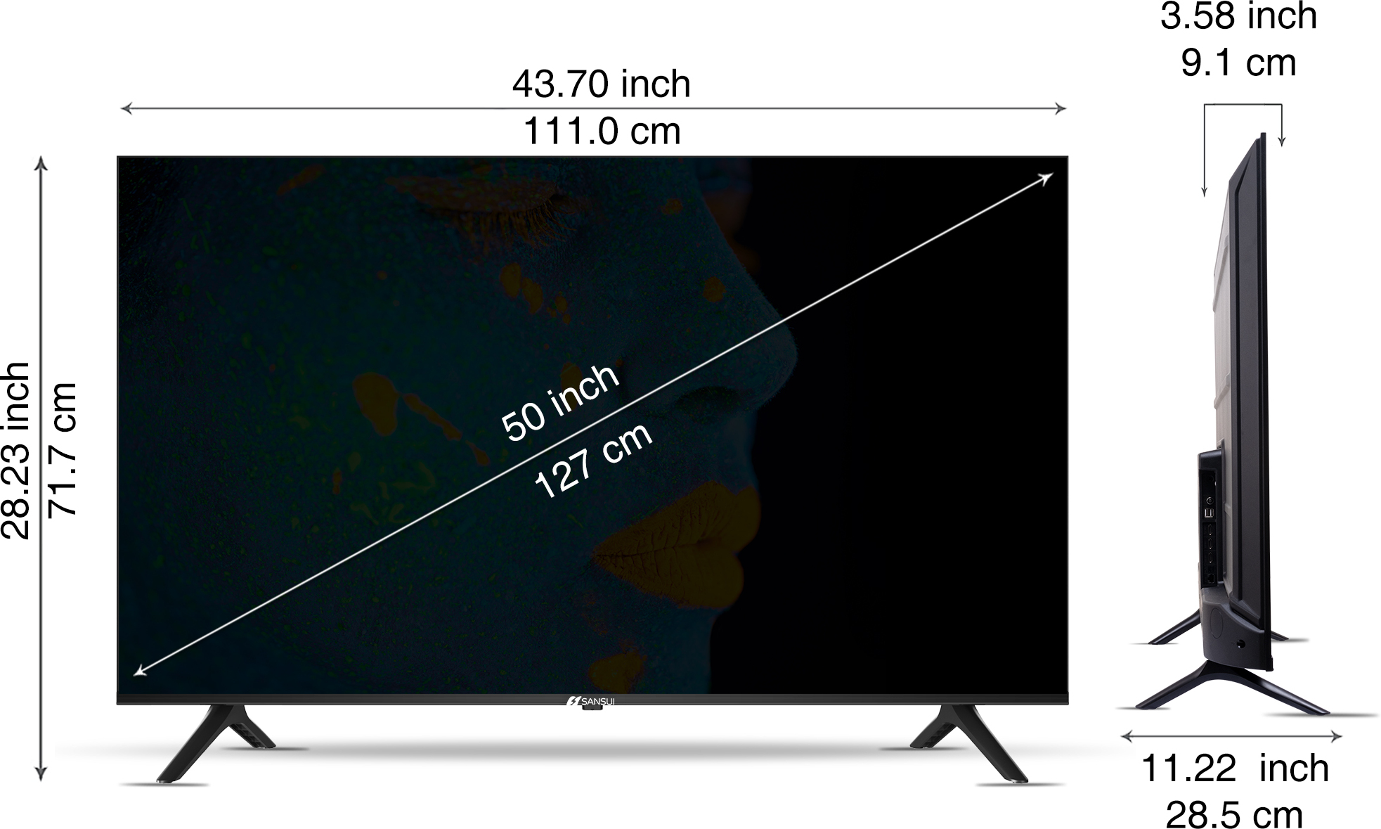 Sansui (50 inch) Ultra HD (4K)A+ Grade (JSW50GSUHD) Sansui (50 inch) Ultra HD (4K)A+ Grade (JSW50GSUHD)