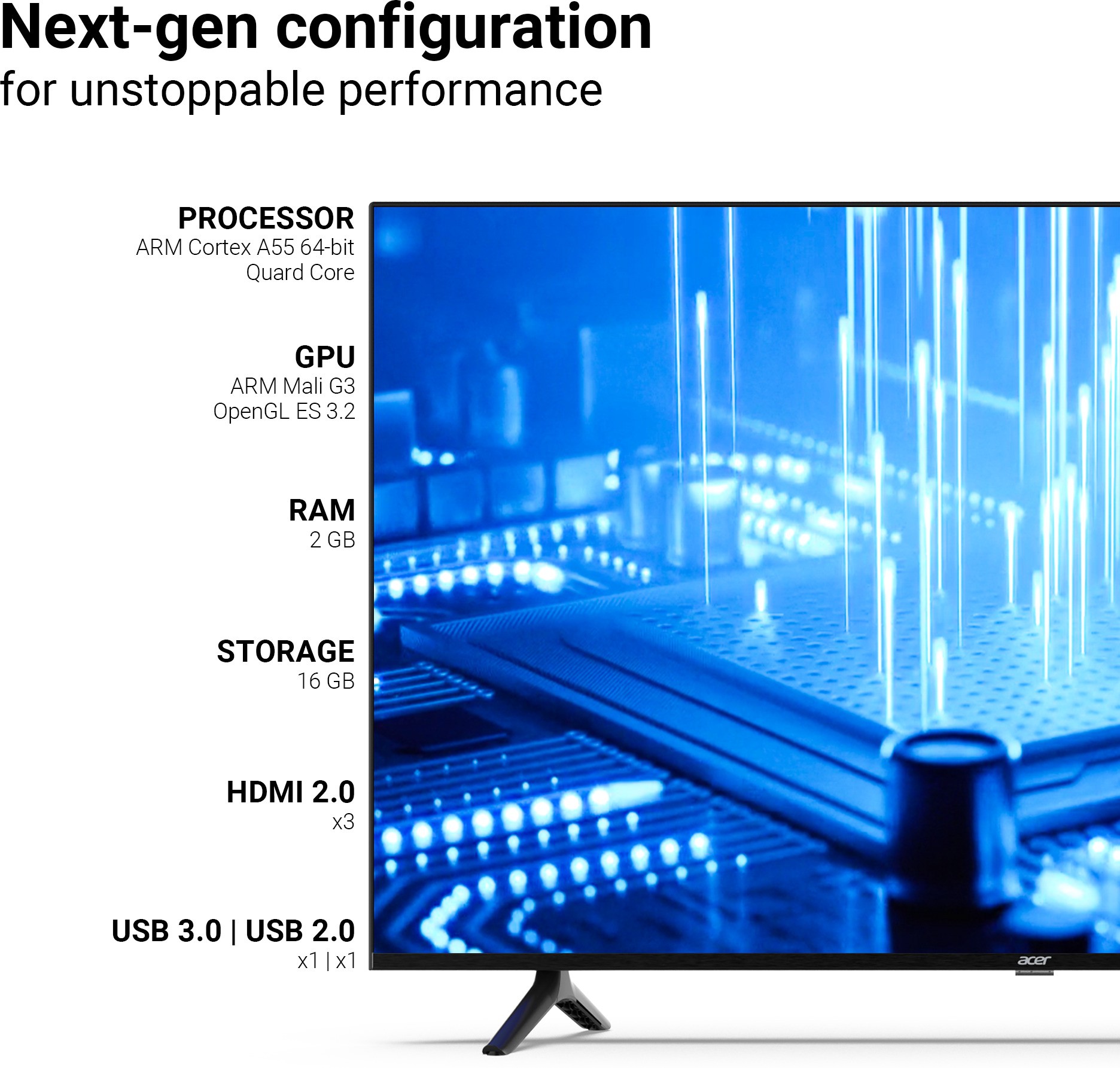 Acer  I Series (50 inch) Ultra HD (4K)A+ Grade (AR50AR2851UDFL)