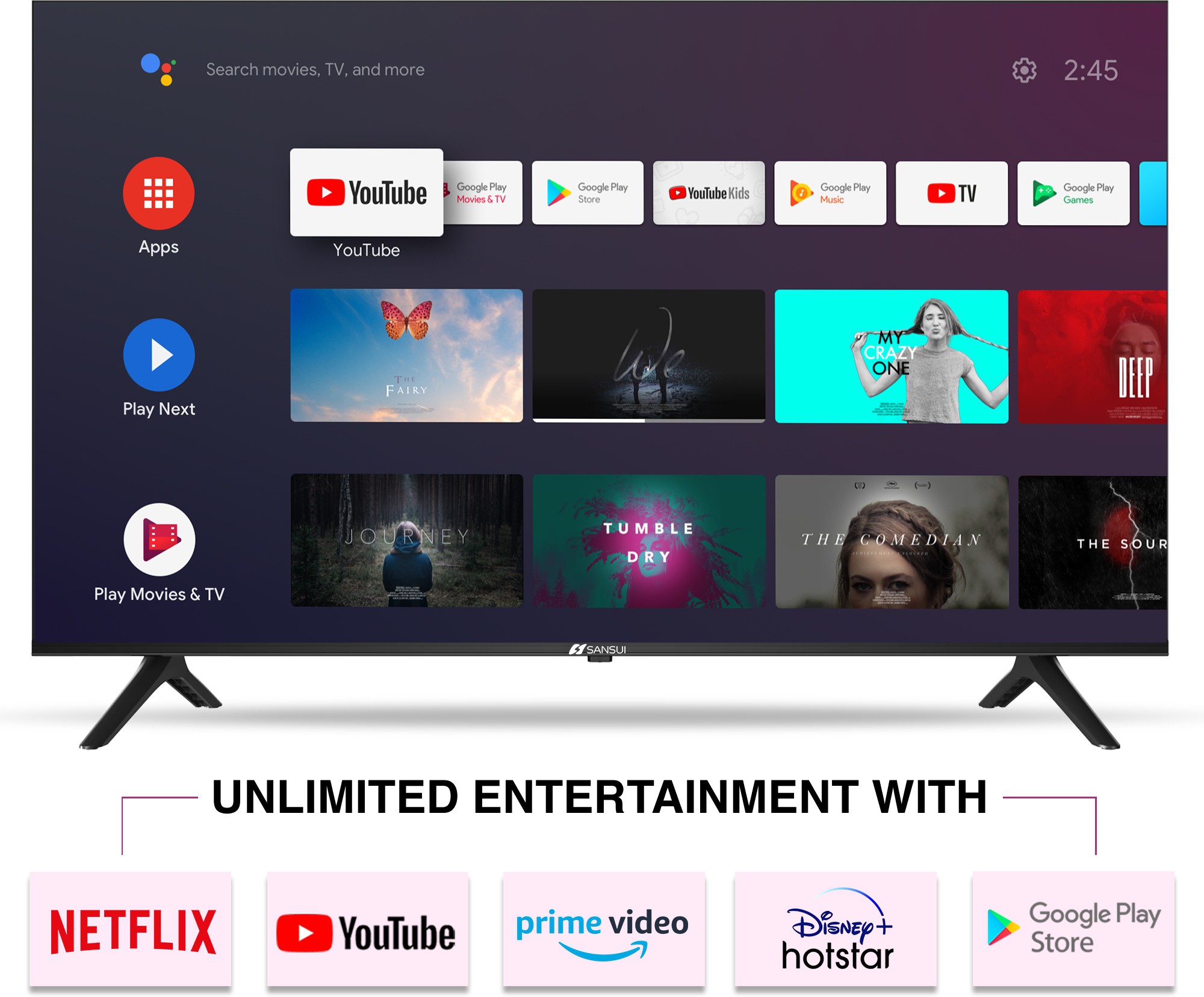 Sansui (50 inch) Ultra HD (4K) (JSW50ASUHD) Sansui (50 inch) Ultra HD (4K) (JSW50ASUHD)
