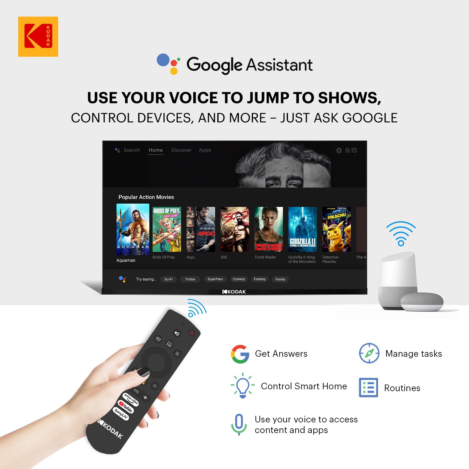 KODAK  7XPro (50 inch) Ultra HD (4K)IPS (50UHDX7XPROBL)