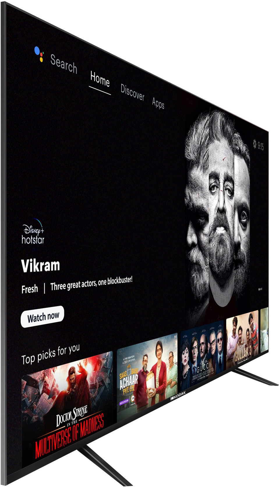 KODAK  7XPro (50 inch) Ultra HD (4K)IPS (50UHDX7XPROBL)