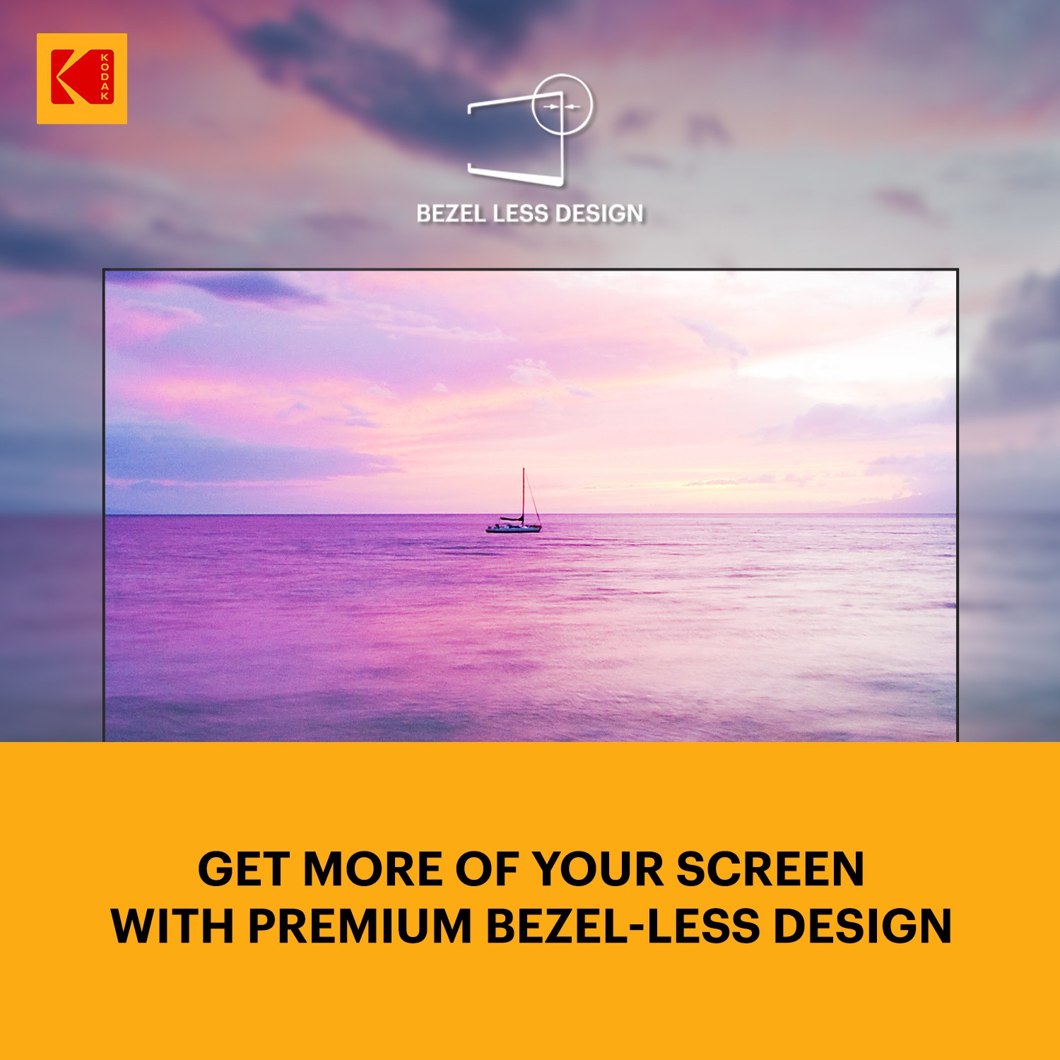 KODAK  7XPro (50 inch) Ultra HD (4K)IPS (50UHDX7XPROBL)