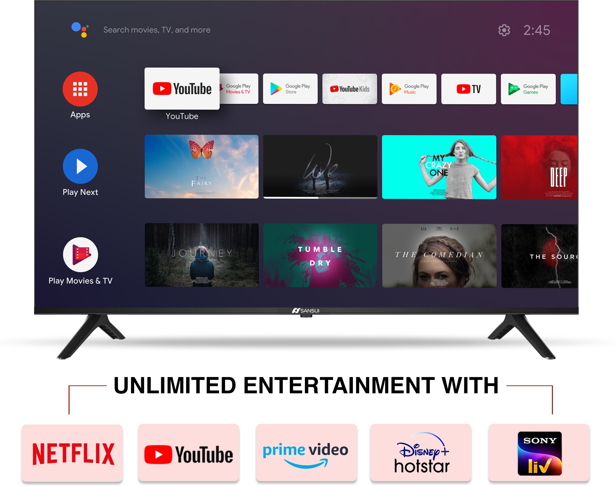 Sansui (43 inch) Ultra HD (4K) (JSW43ASUHD) Sansui (43 inch) Ultra HD (4K) (JSW43ASUHD)